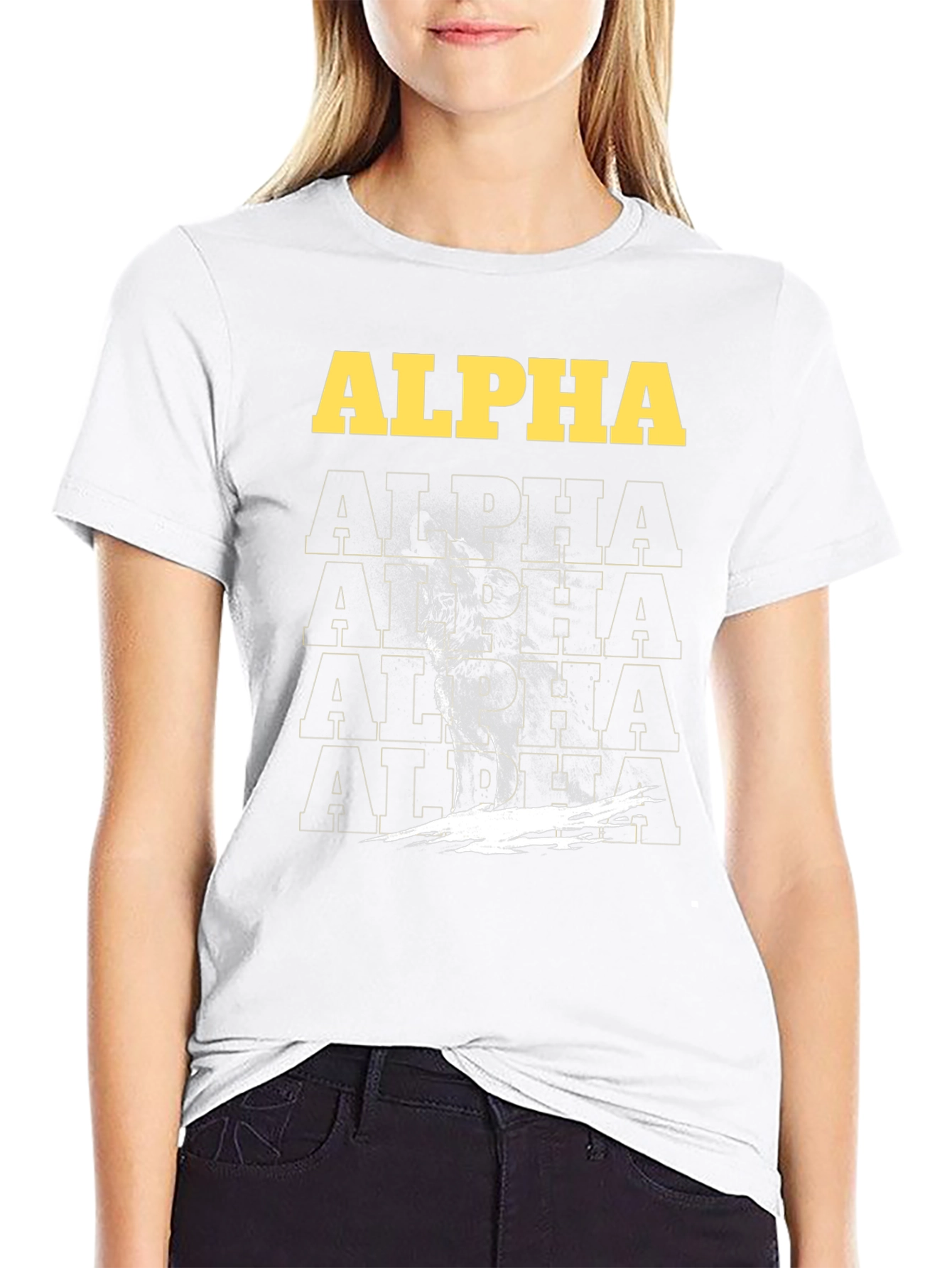 Alpha Wolf Graphic Tee - Bold Statement Shirt