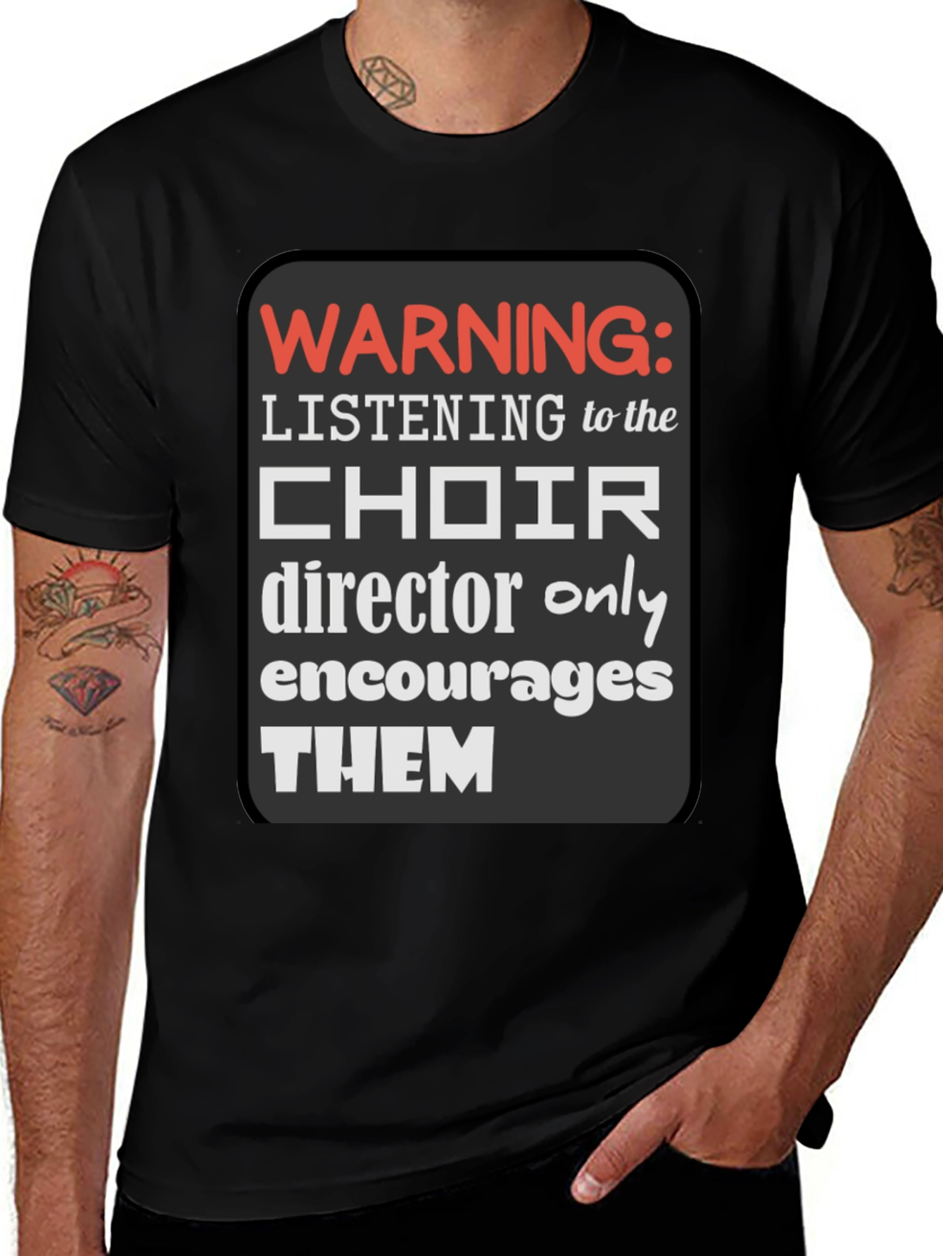 Choir Director Warning Graphic Tee