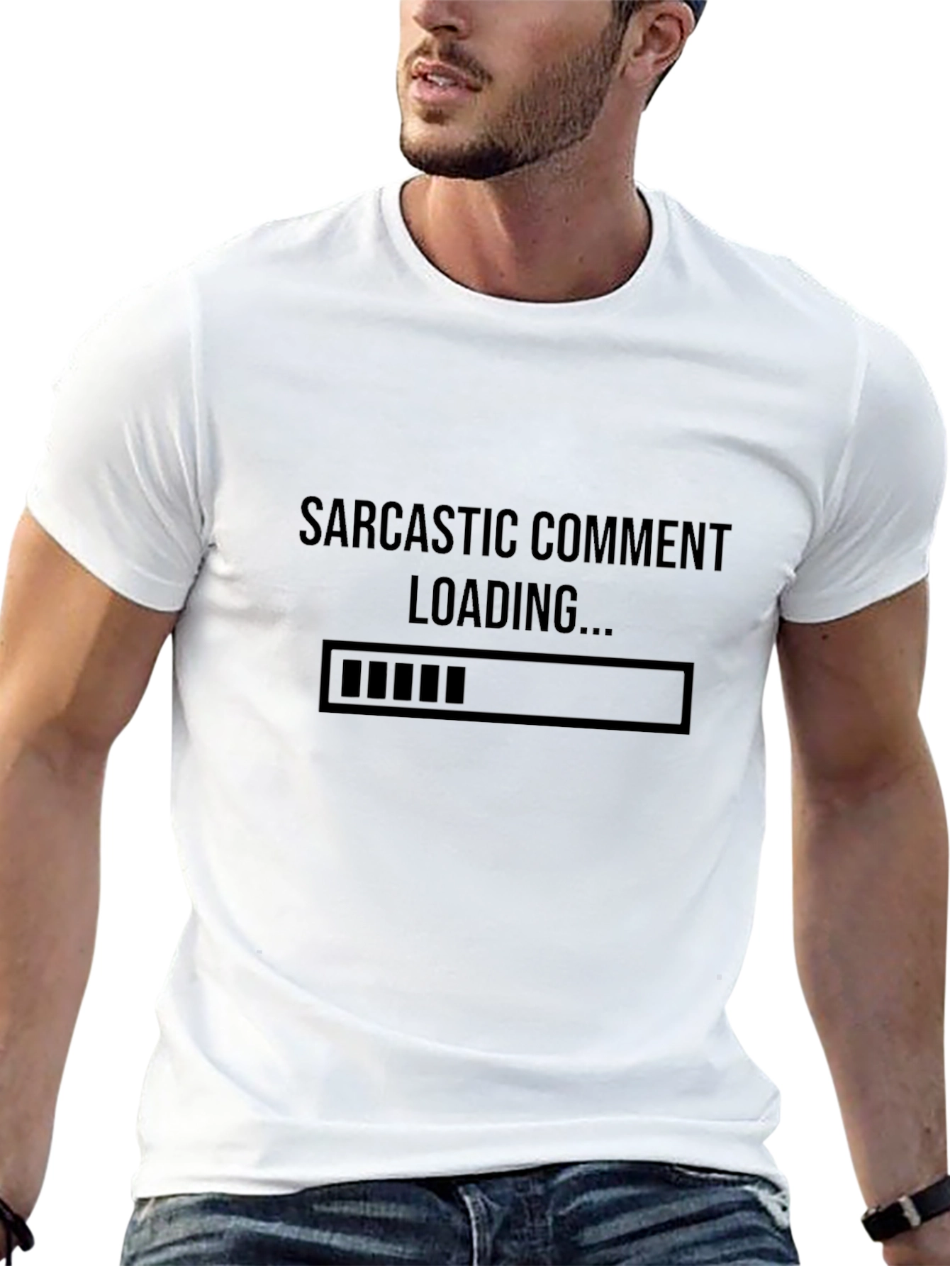 Sarcastic Comment Loading T-Shirt - Funny Humor Tee