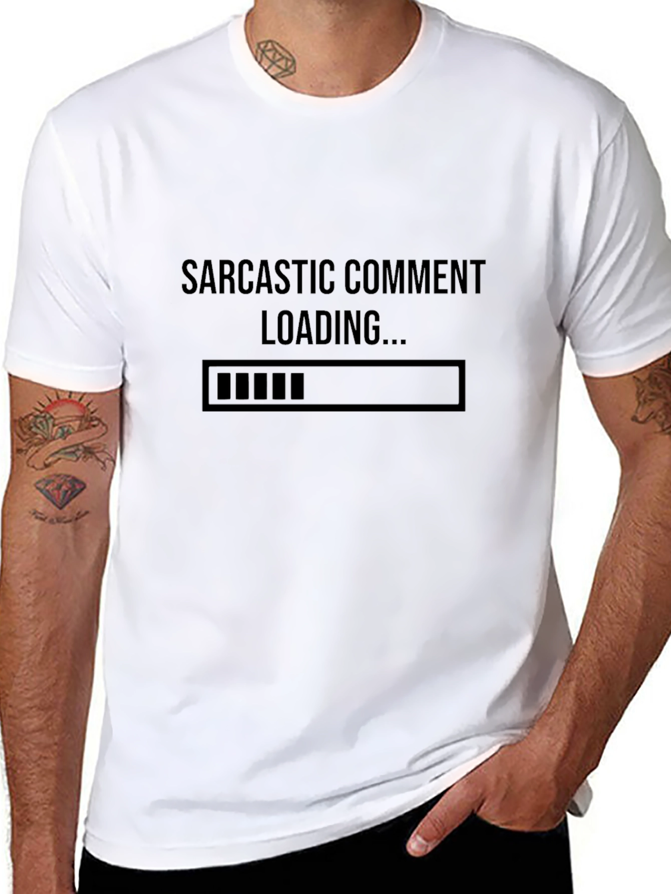Sarcastic Comment Loading T-Shirt - Funny Humor Tee