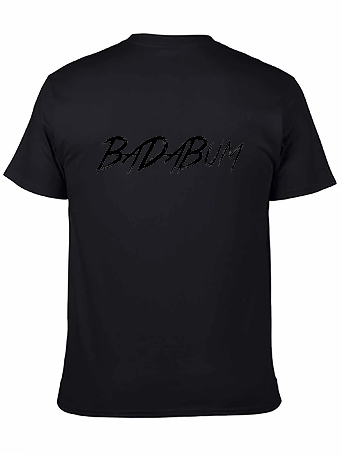 Black BADABUM Graphic Tee