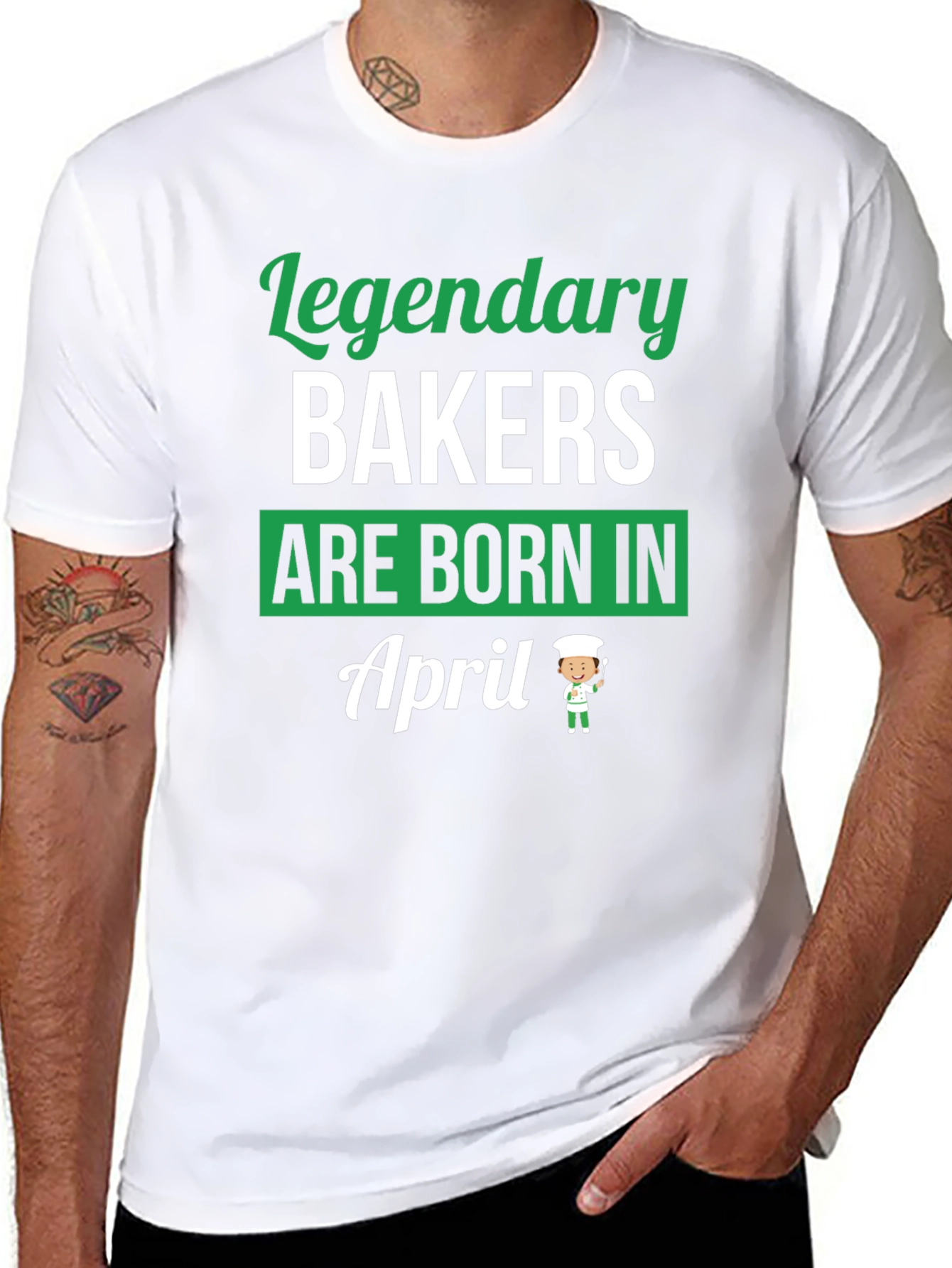 Legendary Bakers Born in April T-Shirt