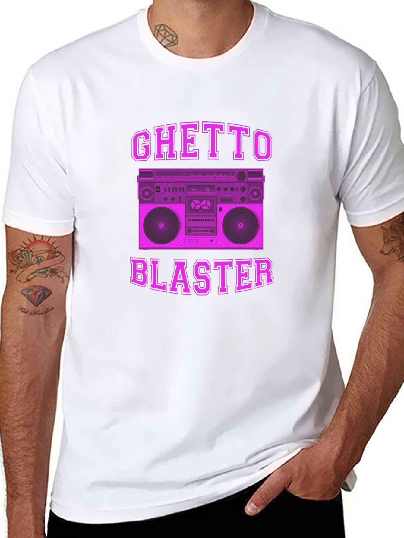 Ghetto Blaster Graphic T-Shirt