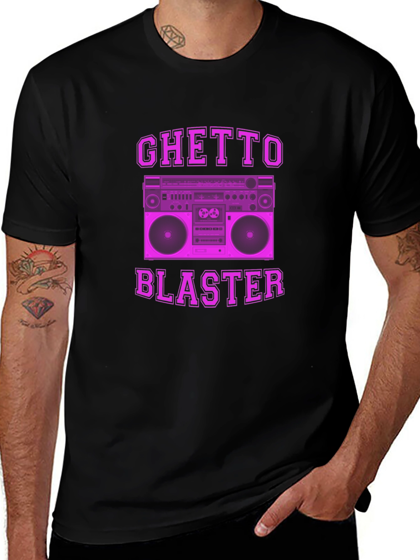 Ghetto Blaster Graphic T-Shirt