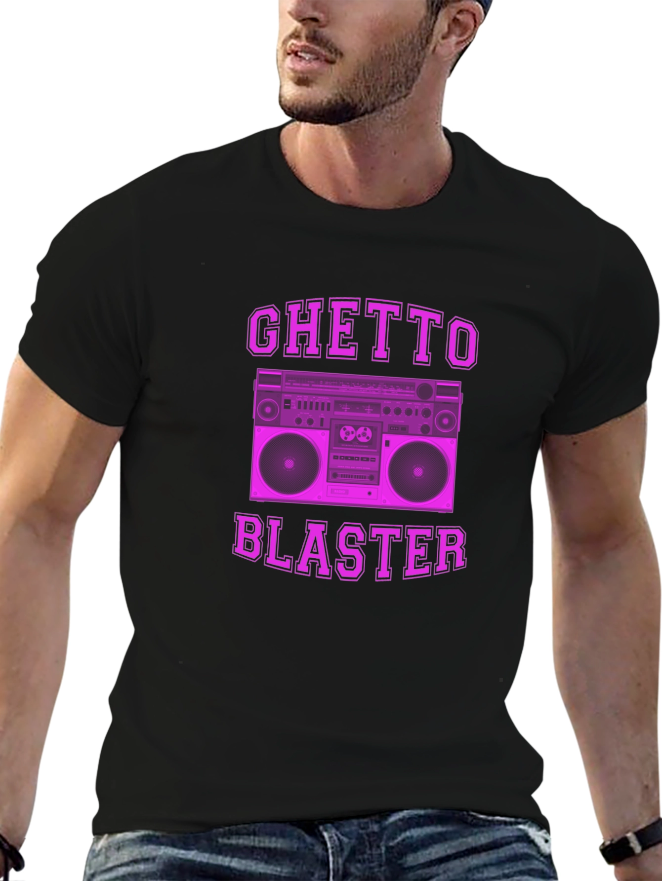 Ghetto Blaster Graphic T-Shirt