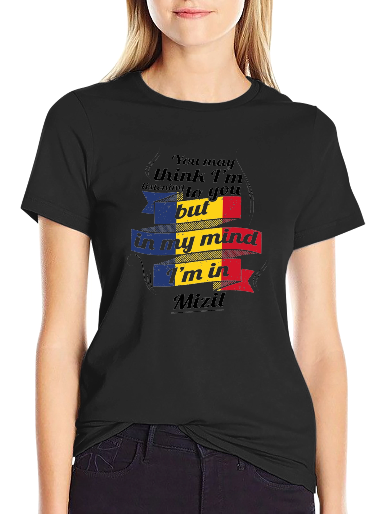 Mizil Mind T-Shirt - Romania Flag Graphic Tee
