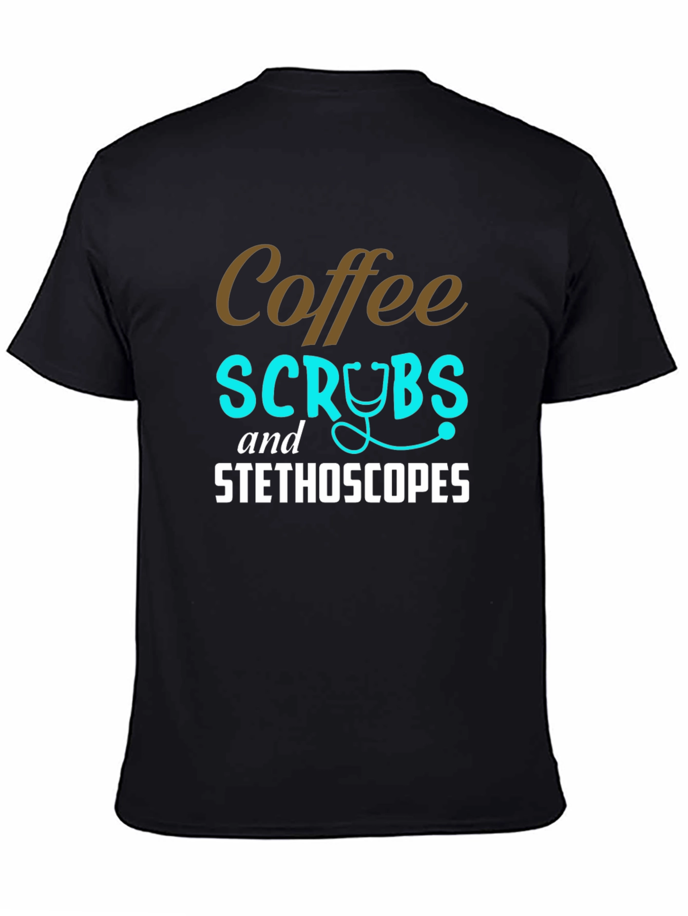 Coffee Scrubs & Stethoscopes Graphic Tee