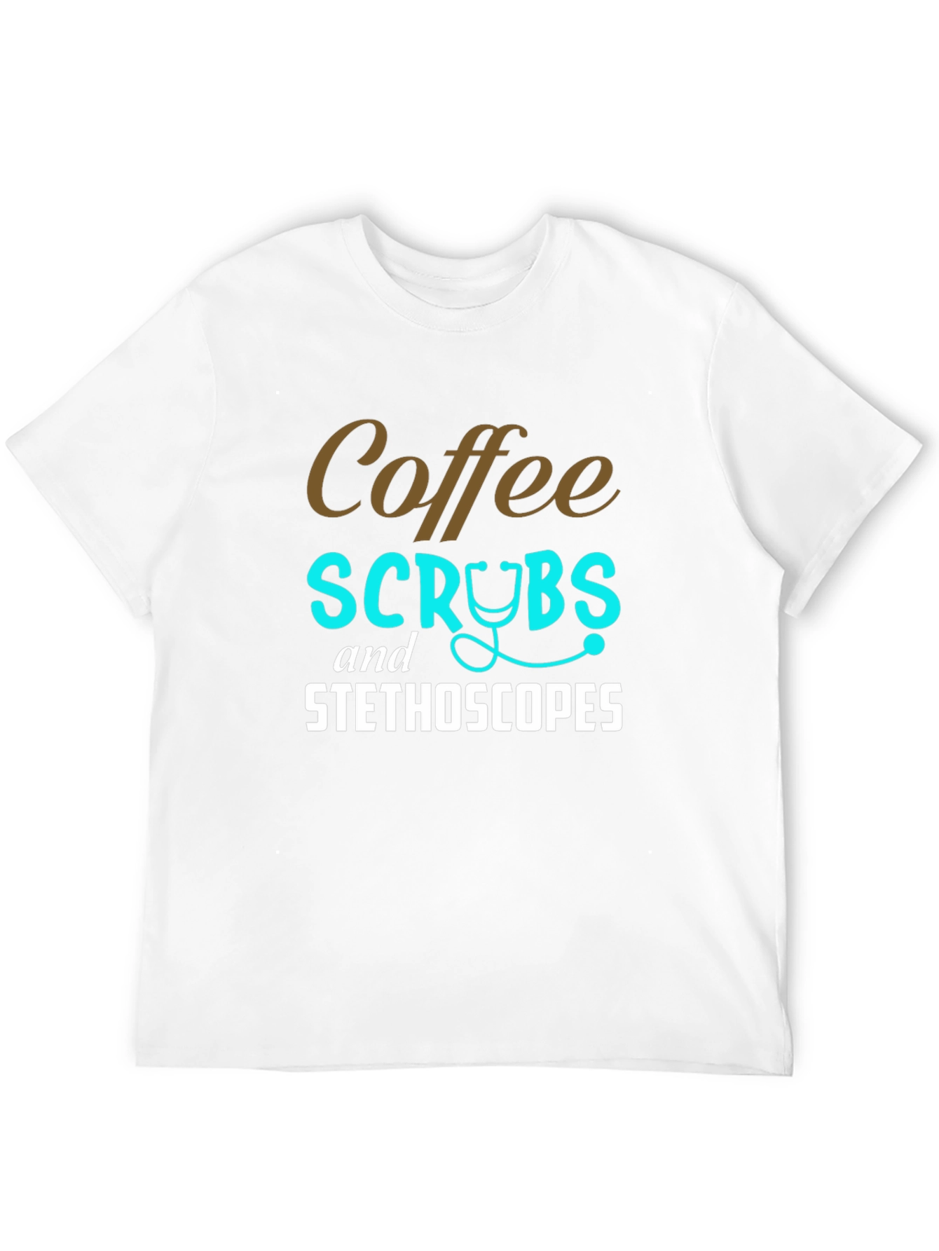 Coffee Scrubs & Stethoscopes Graphic Tee