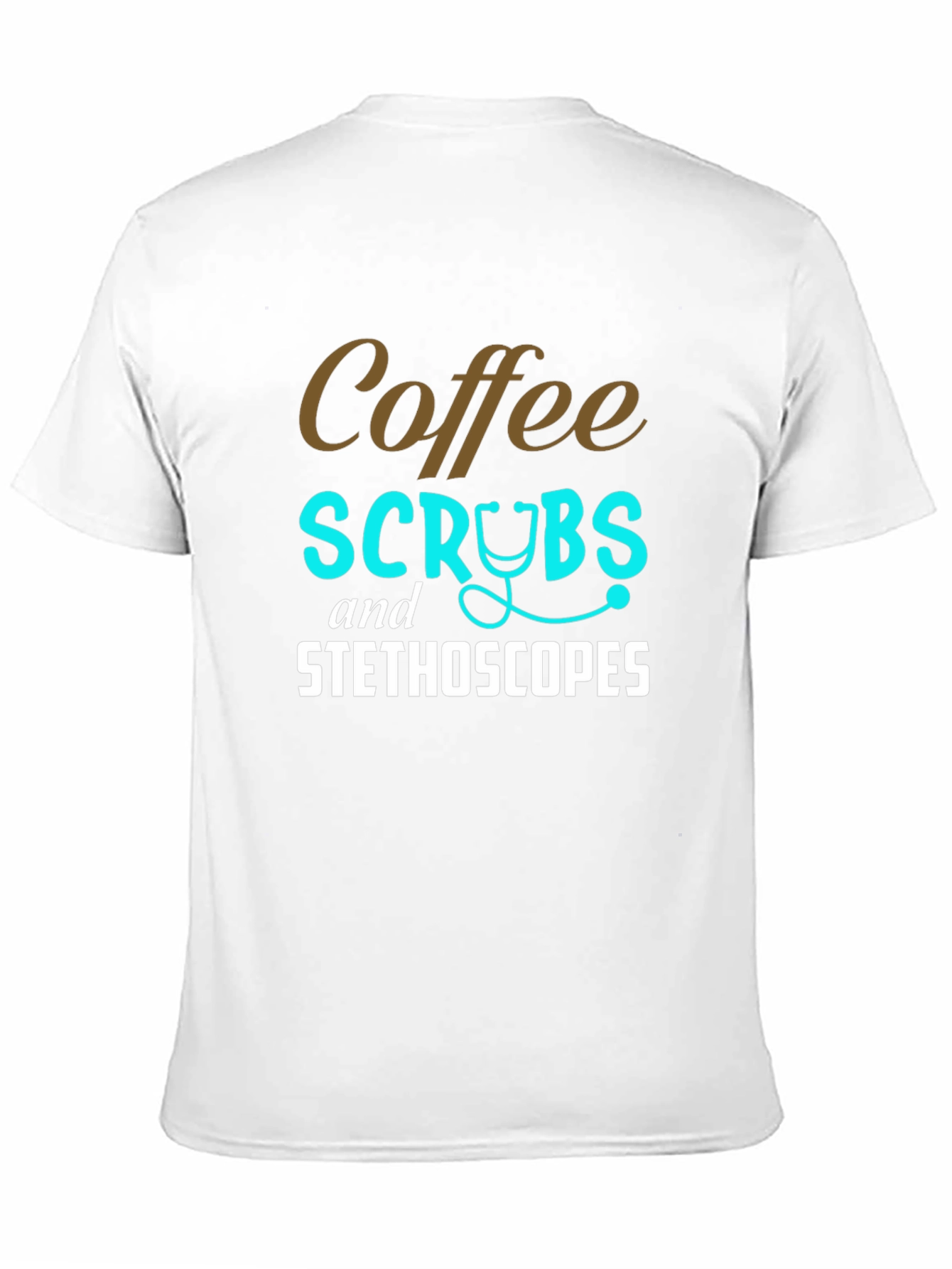 Coffee Scrubs & Stethoscopes Graphic Tee