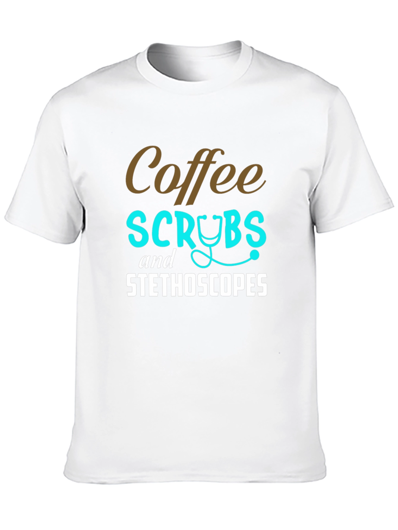 Coffee Scrubs & Stethoscopes Graphic Tee