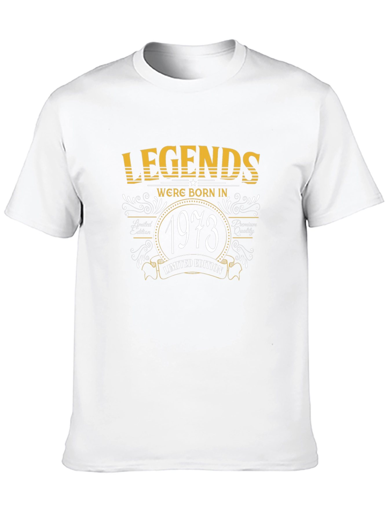 Legends Born in 1973 Black T-Shirt