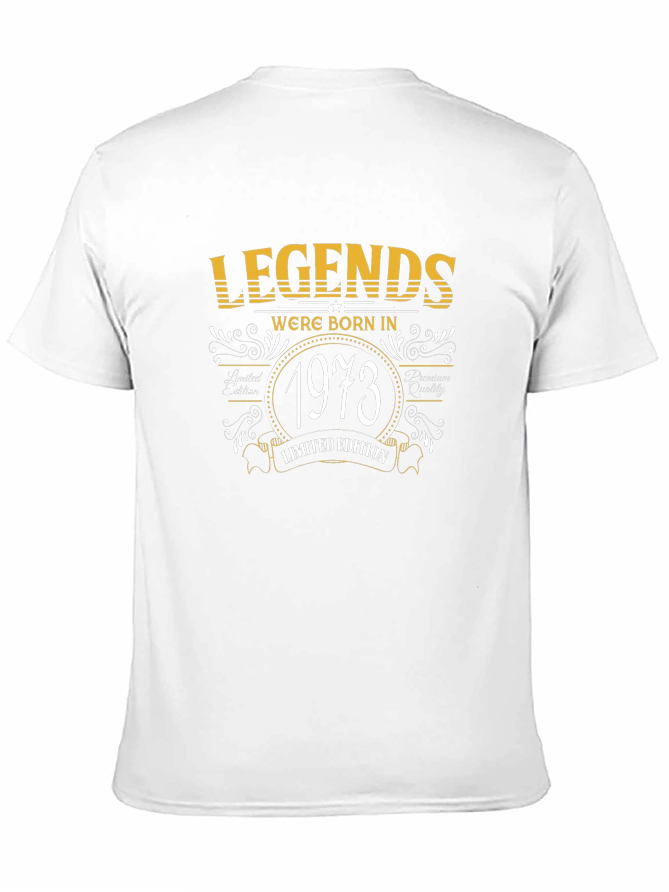 Legends Born in 1973 Black T-Shirt