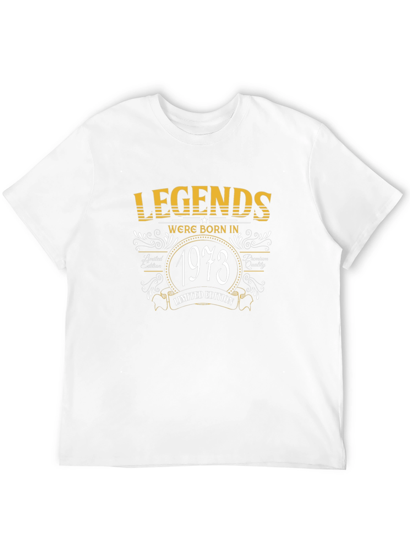 Legends Born in 1973 Black T-Shirt