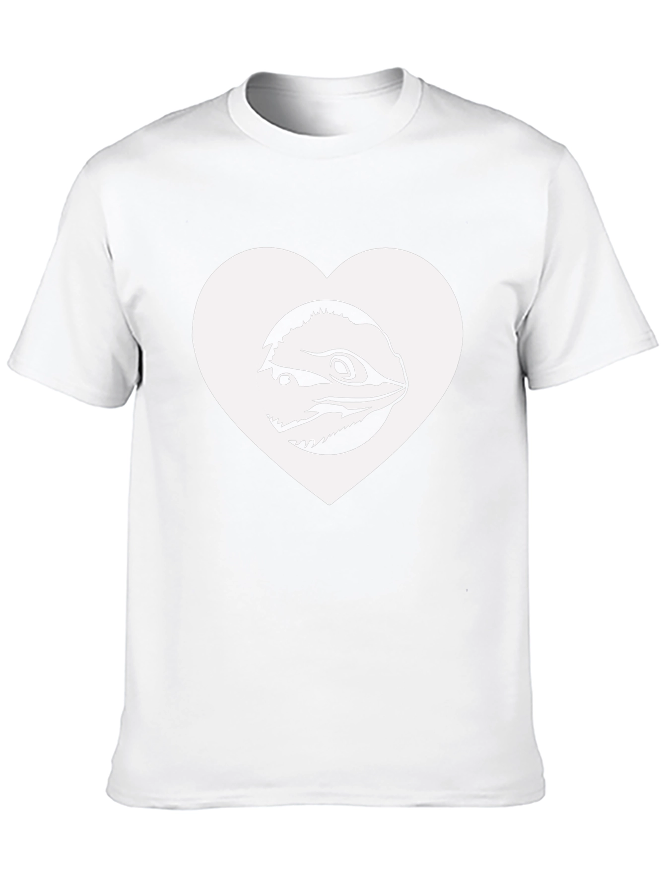 Bearded Dragon Love Tee - Black Cotton T-Shirt