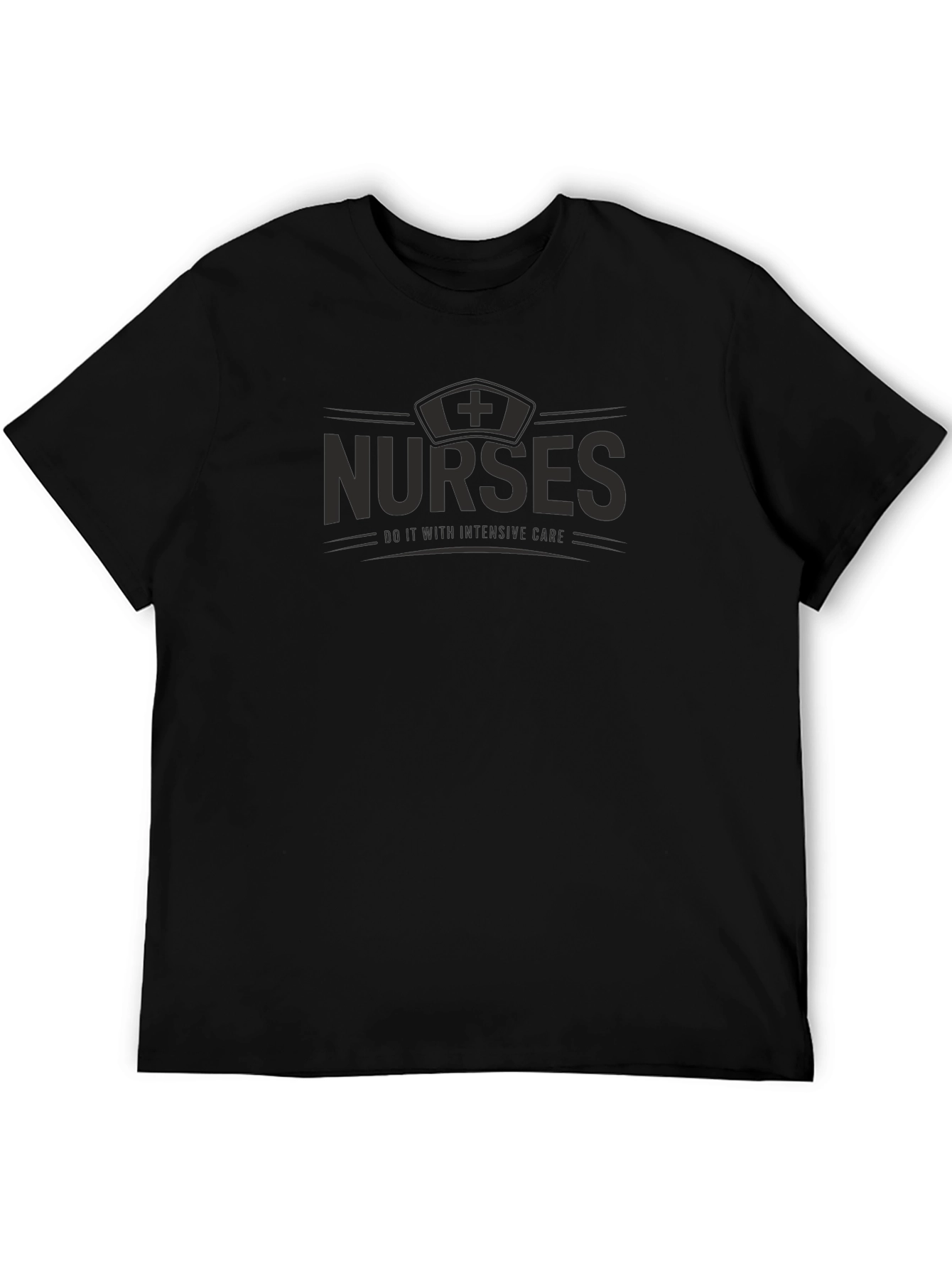 Nurses Intensive Care Black T-Shirt