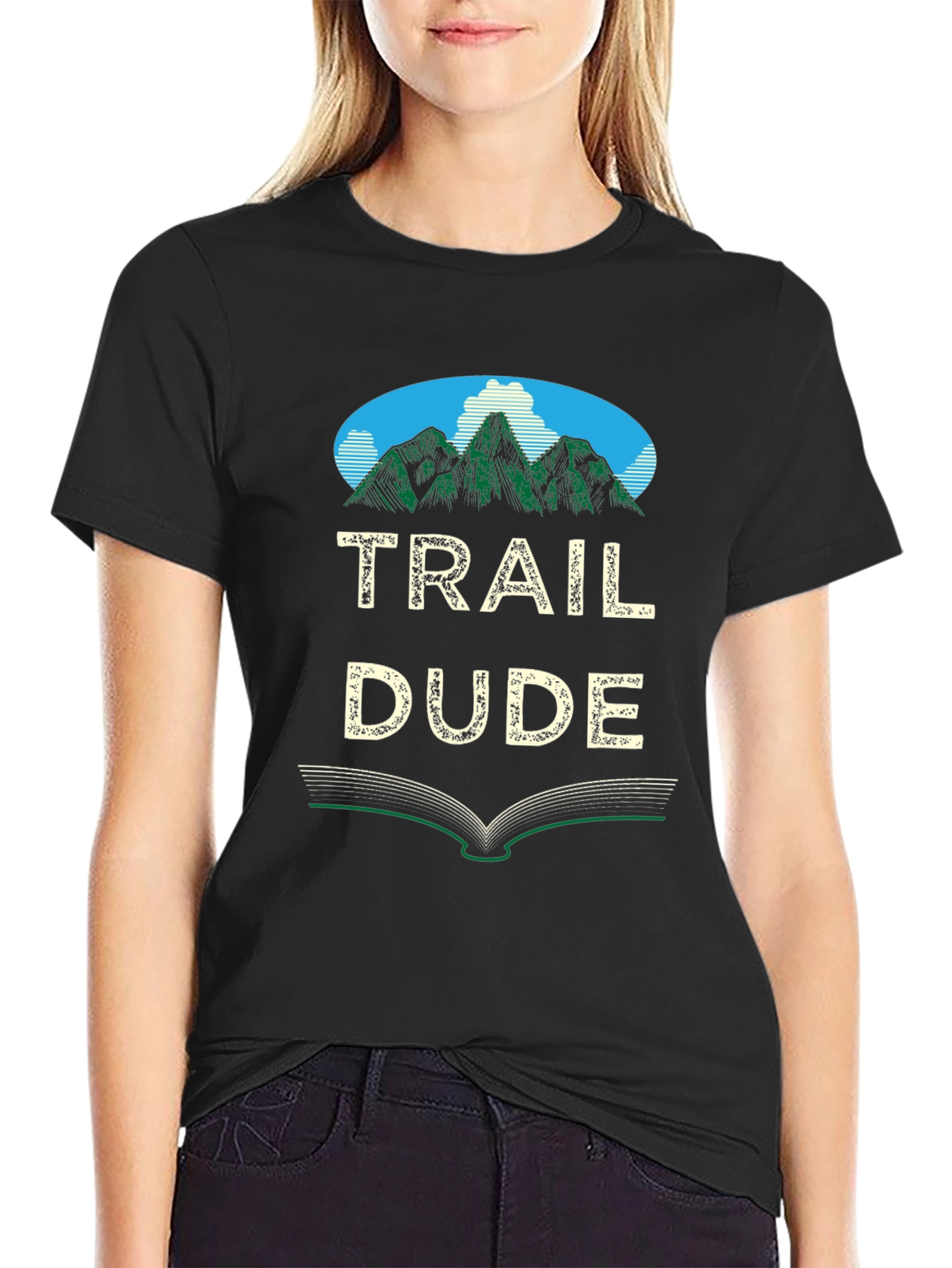 Trail Dude Graphic Tee - Mountain Adventure