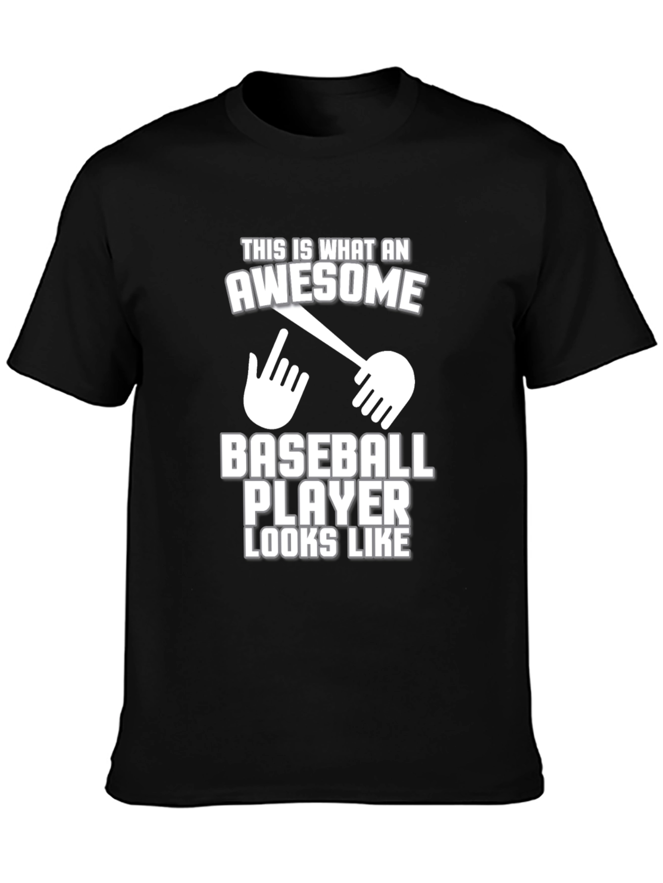 Awesome Baseball Player Graphic Tee