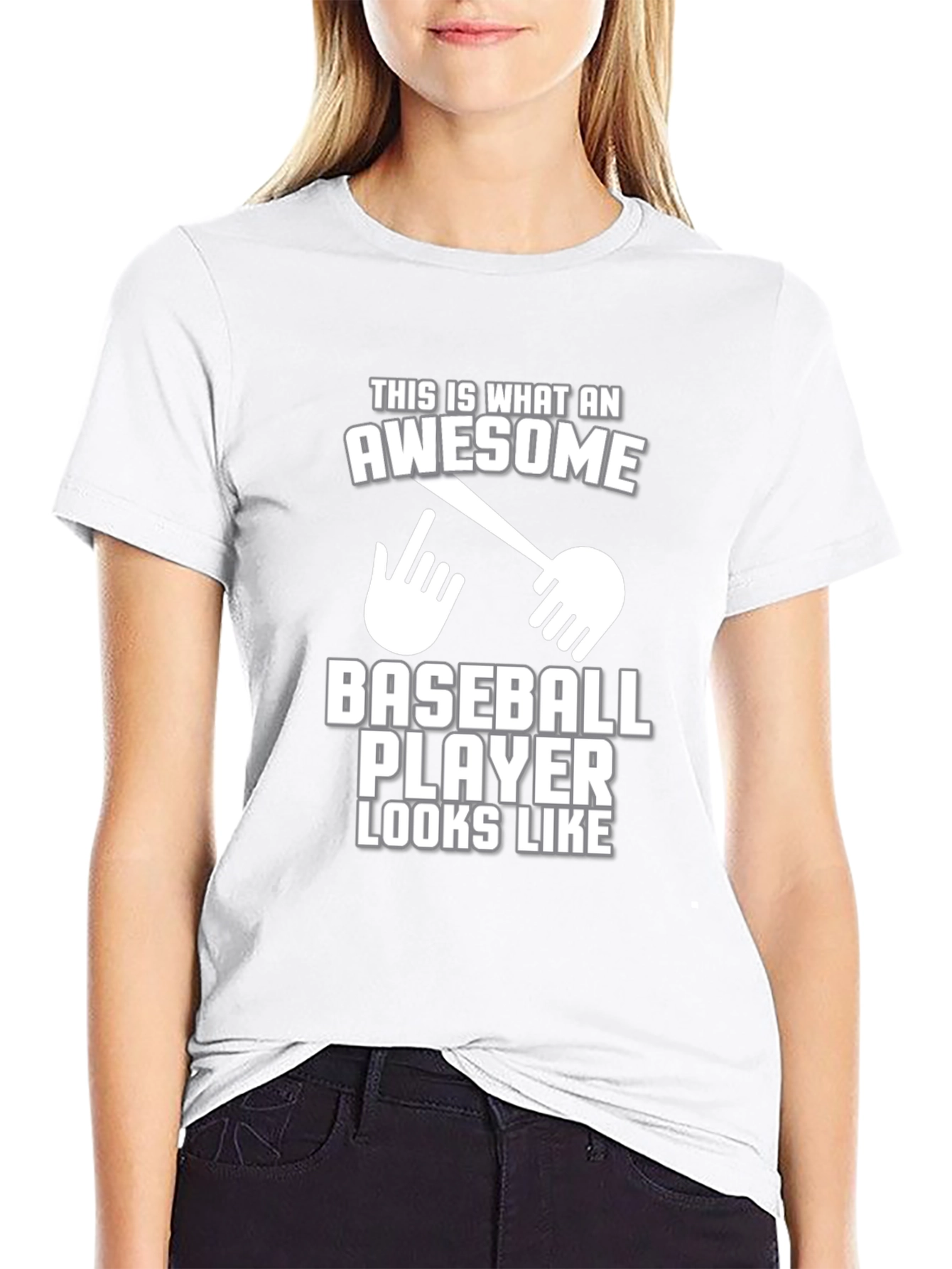 Awesome Baseball Player Graphic Tee