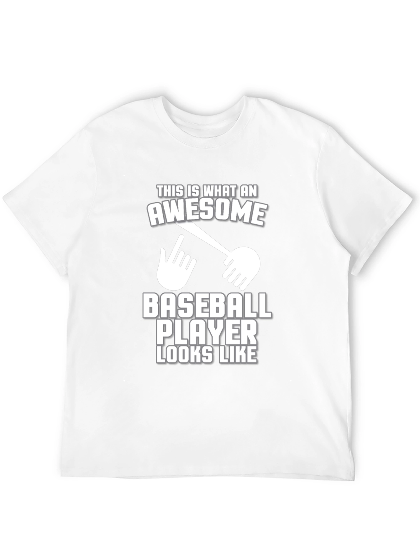 Awesome Baseball Player Graphic Tee