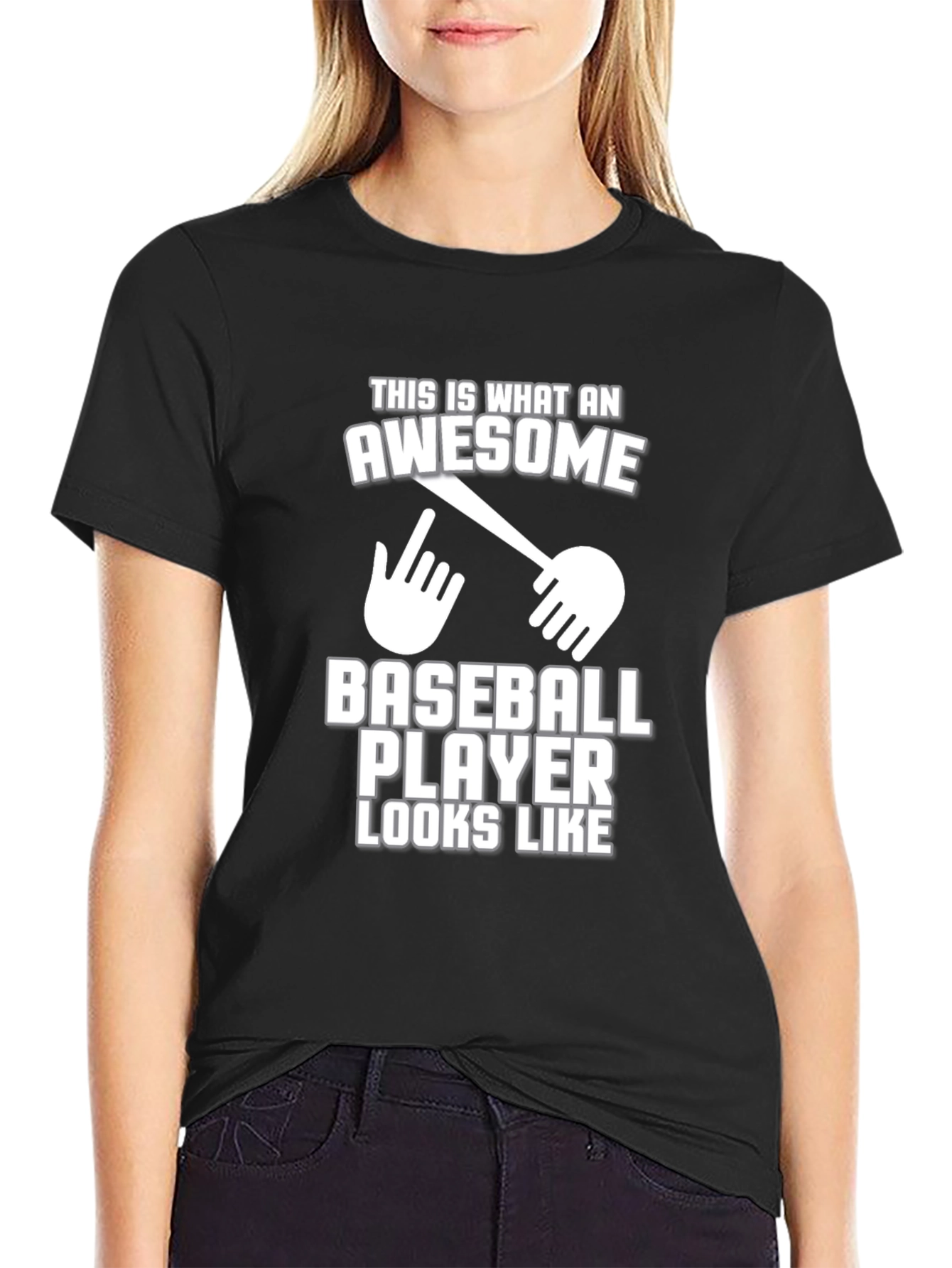 Awesome Baseball Player Graphic Tee