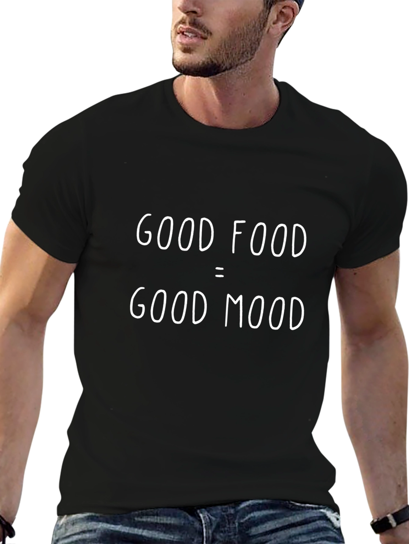 Good Food Good Mood Graphic T-Shirt