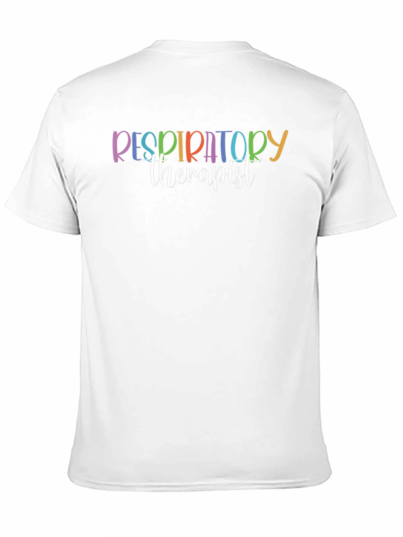 Respiratory Therapist Rainbow Graphic T-Shirt