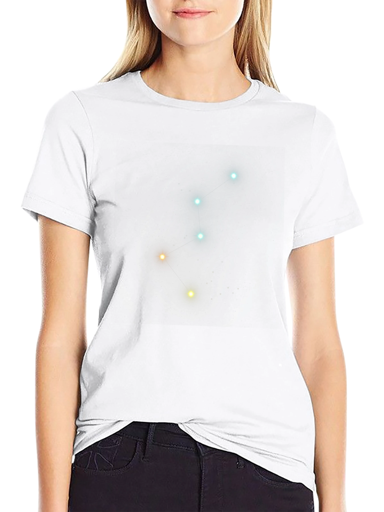 Constellation Graphic Tee - Stylish Night Sky Design