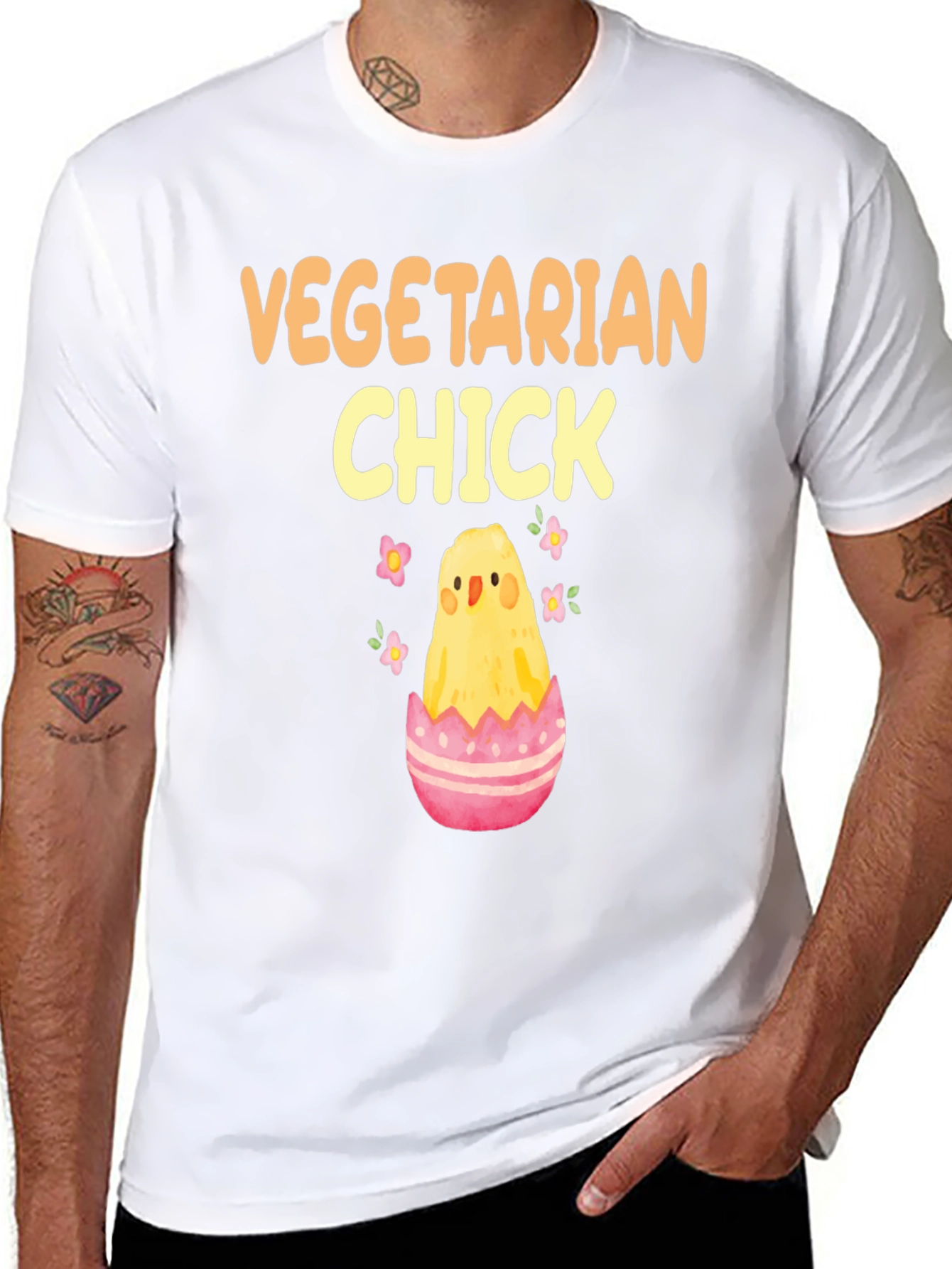 Vegetarian Chick Easter T-Shirt