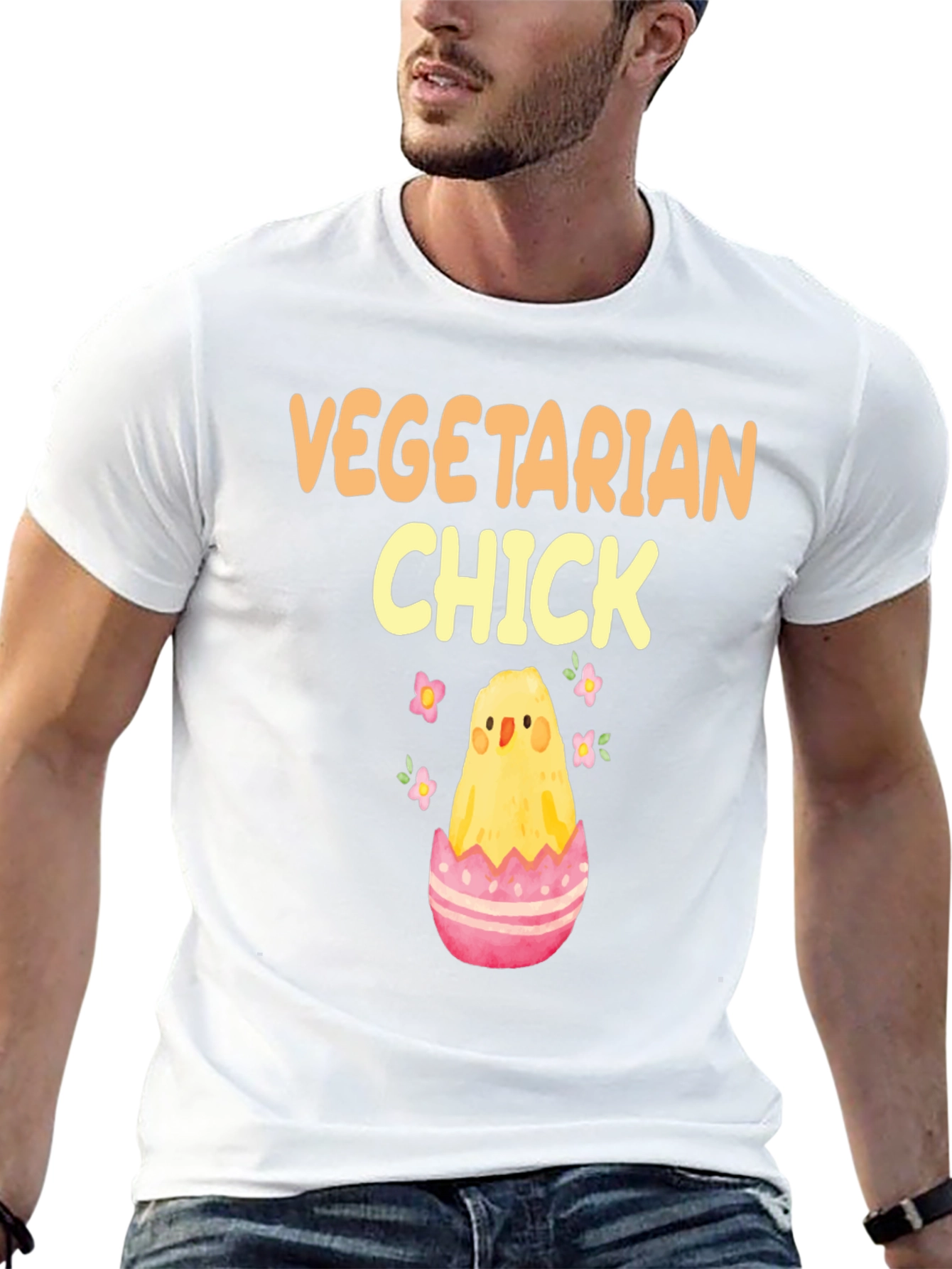 Vegetarian Chick Easter T-Shirt