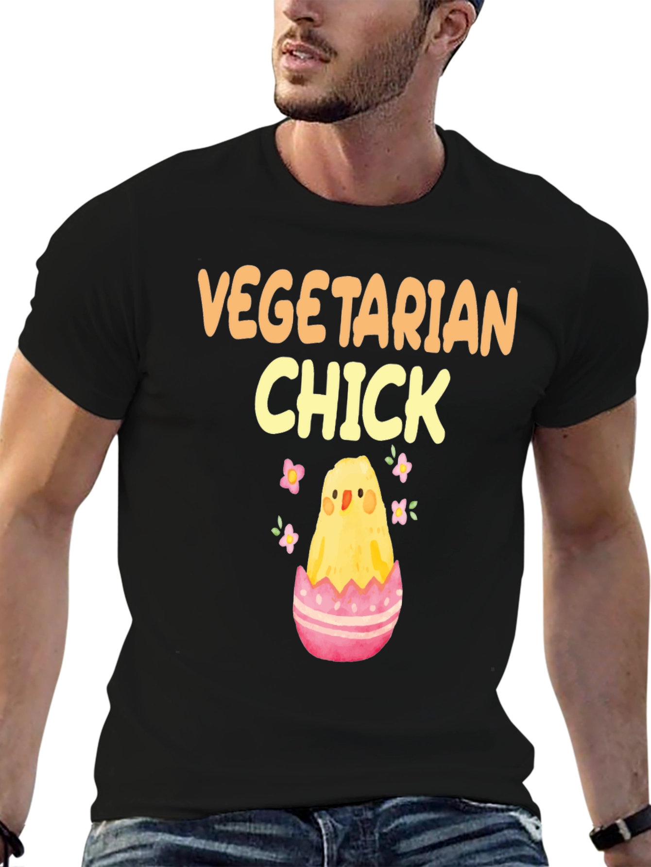 Vegetarian Chick Easter T-Shirt