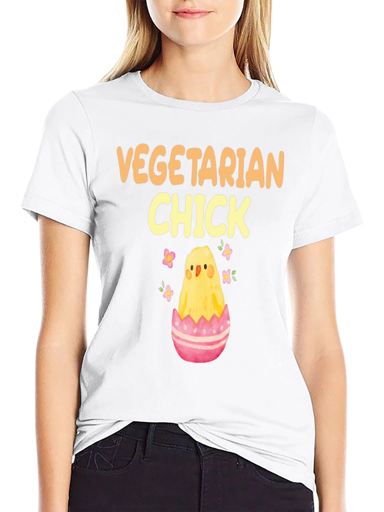 Vegetarian Chick Easter T-Shirt