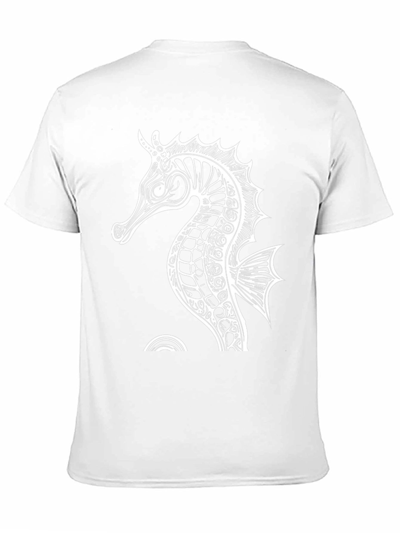 Seahorse Graphic Tee - Stylish Black T-Shirt