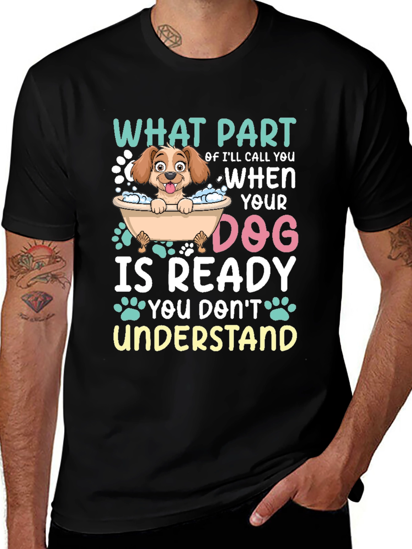 Funny Dog Ready T-Shirt