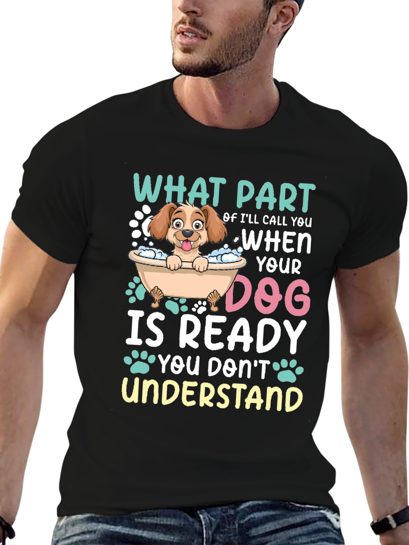 Funny Dog Ready T-Shirt