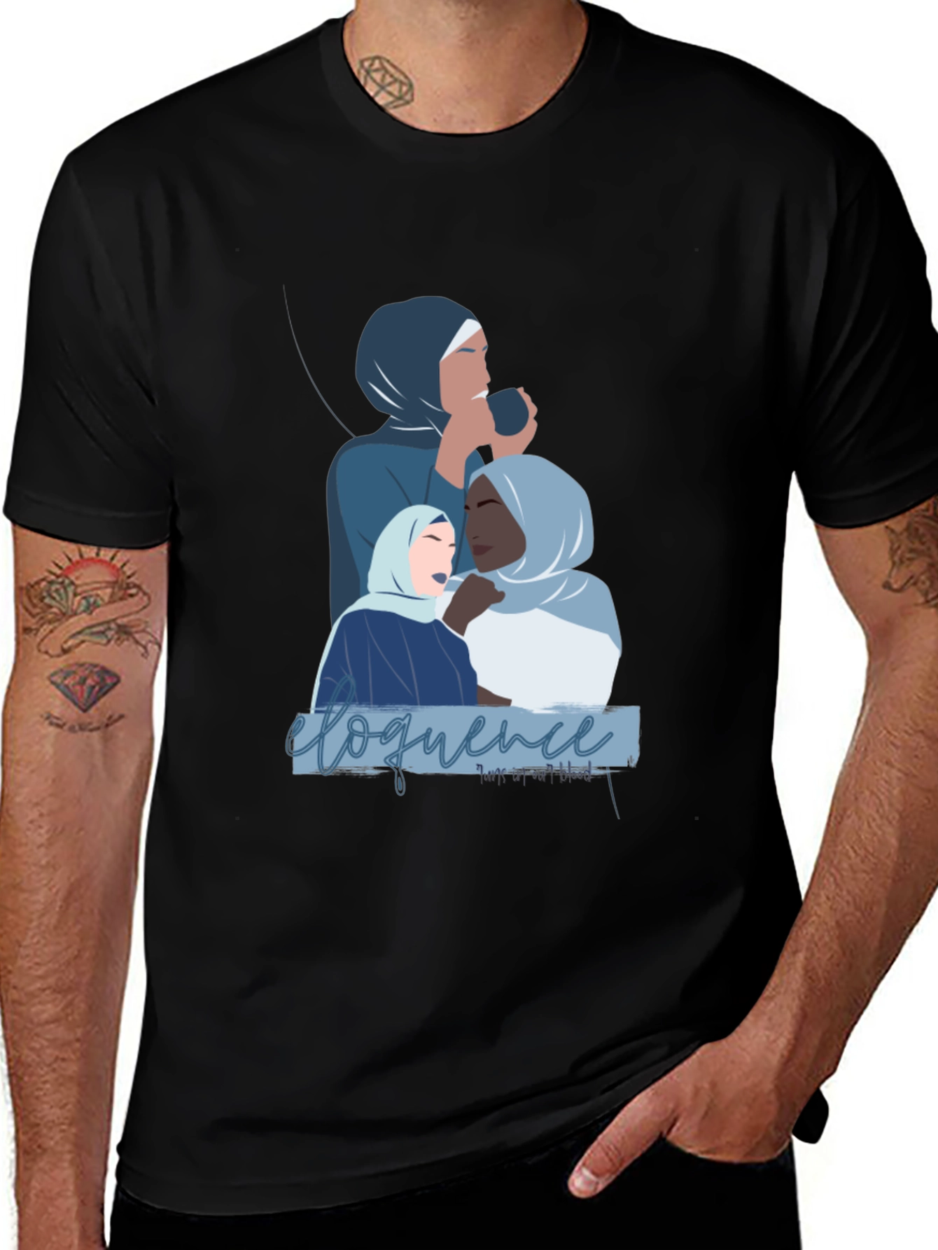 Eloquent Hijabi Graphic Tee