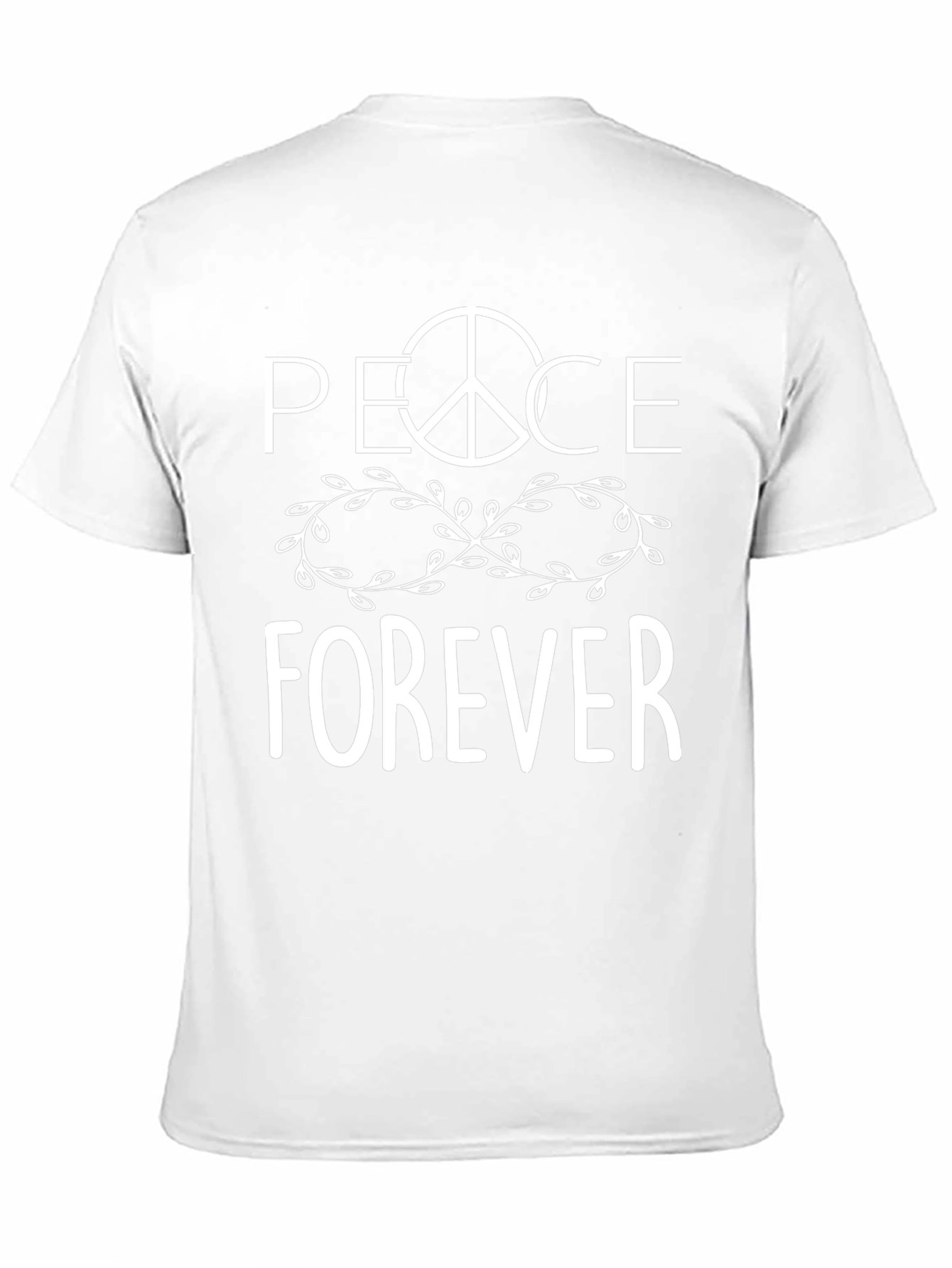 Peace Forever Graphic T-Shirt - Black