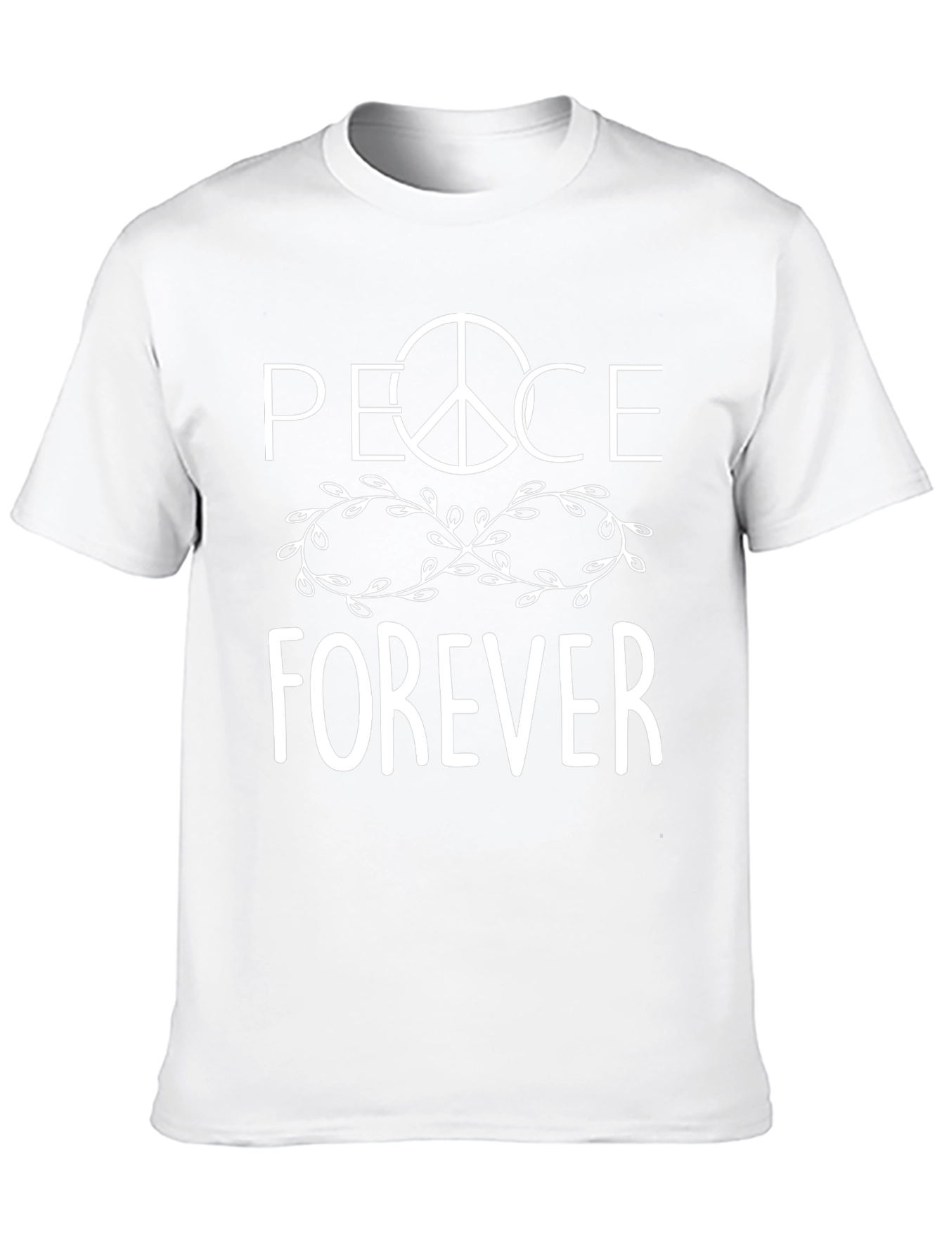 Peace Forever Graphic T-Shirt - Black