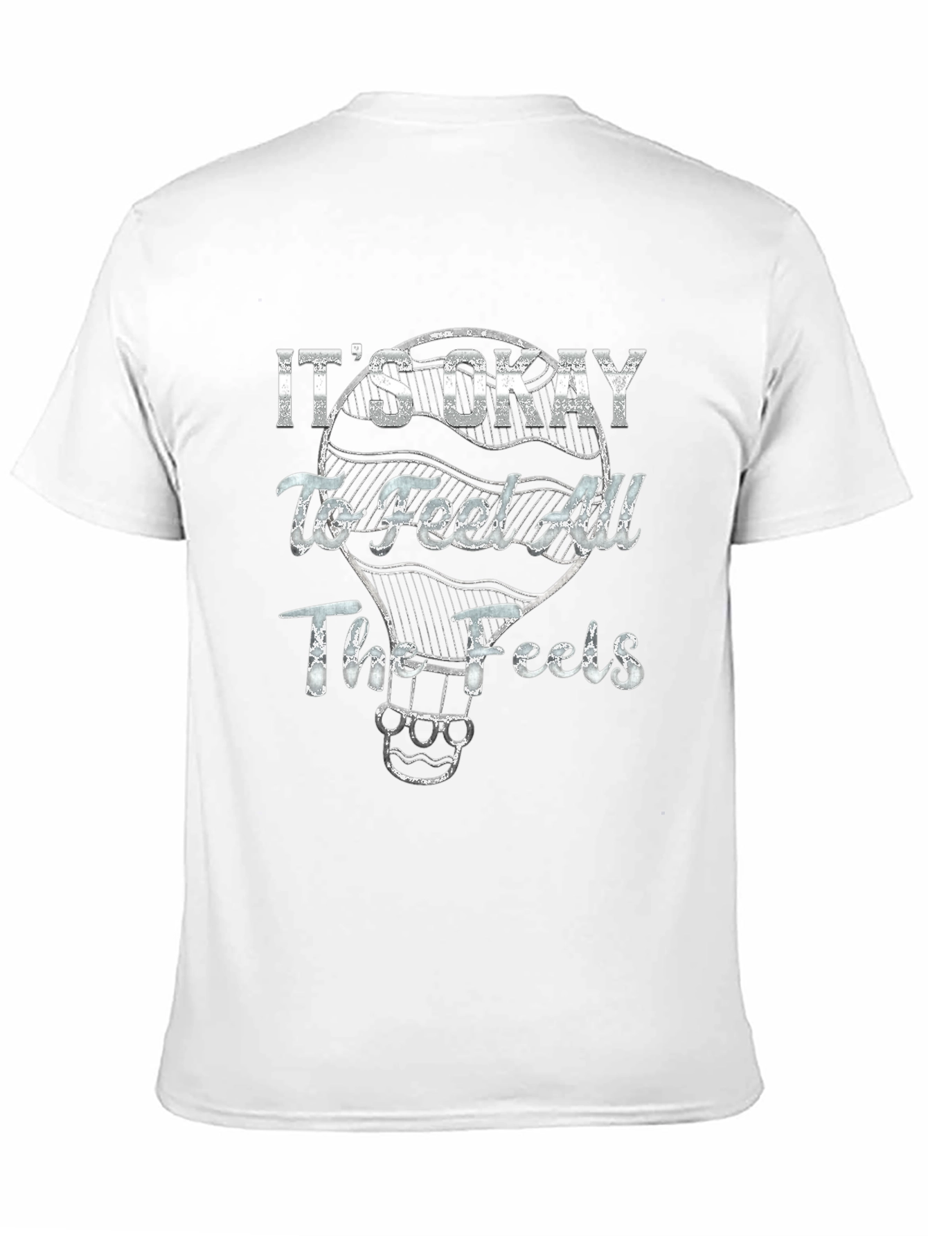 Its Okay To Feel All The Feels Black T-Shirt