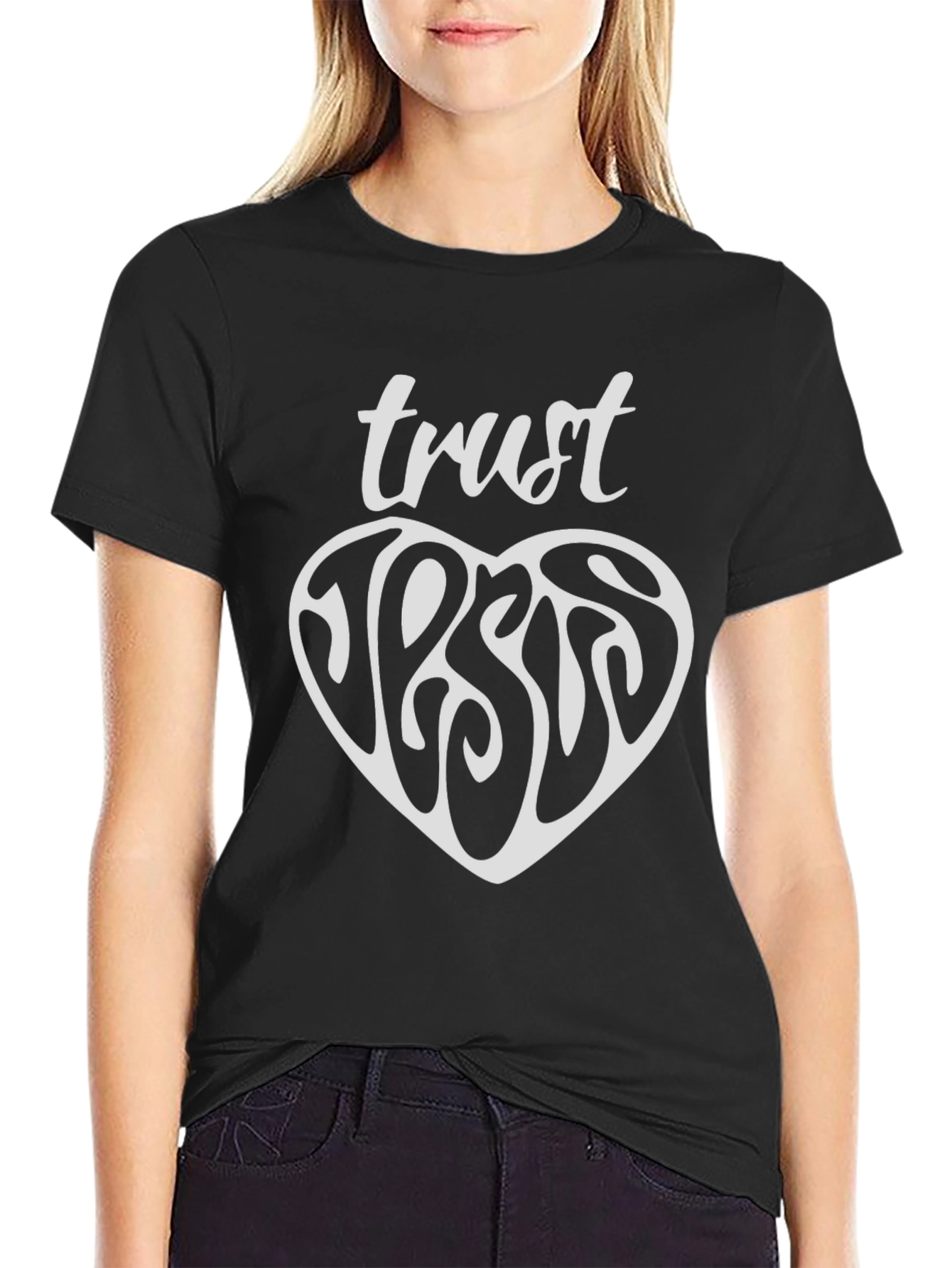 Trust Jesus Graphic Tee - Religious Christian T-Shirt
