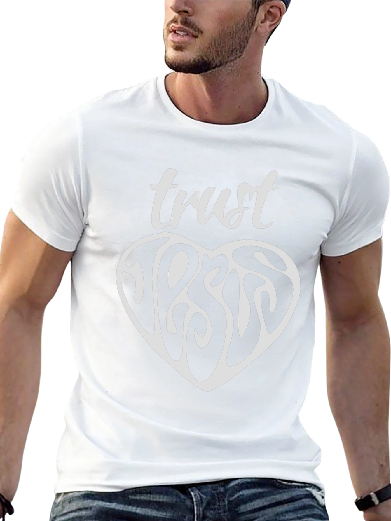 Trust Jesus Graphic Tee - Religious Christian T-Shirt