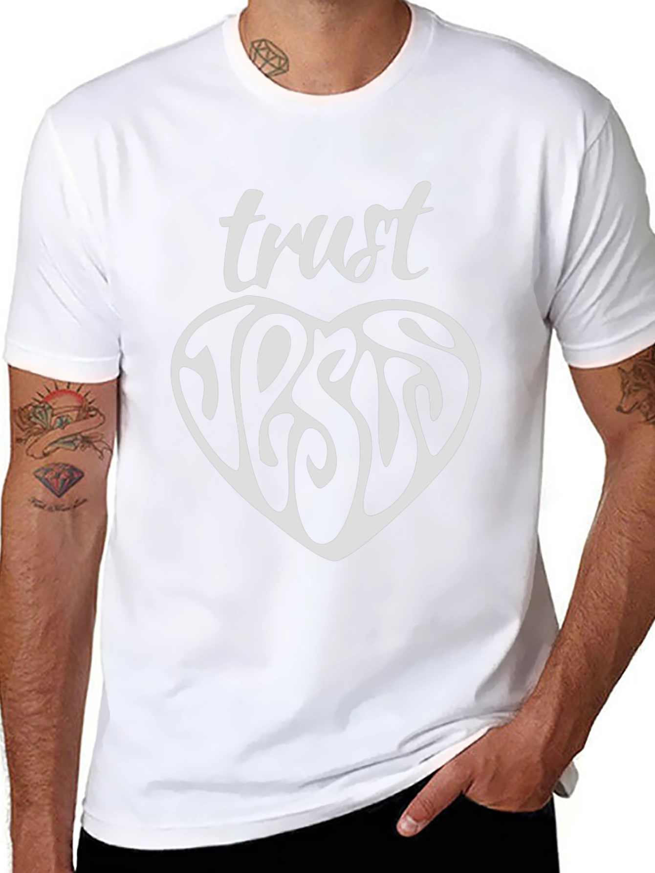 Trust Jesus Graphic Tee - Religious Christian T-Shirt
