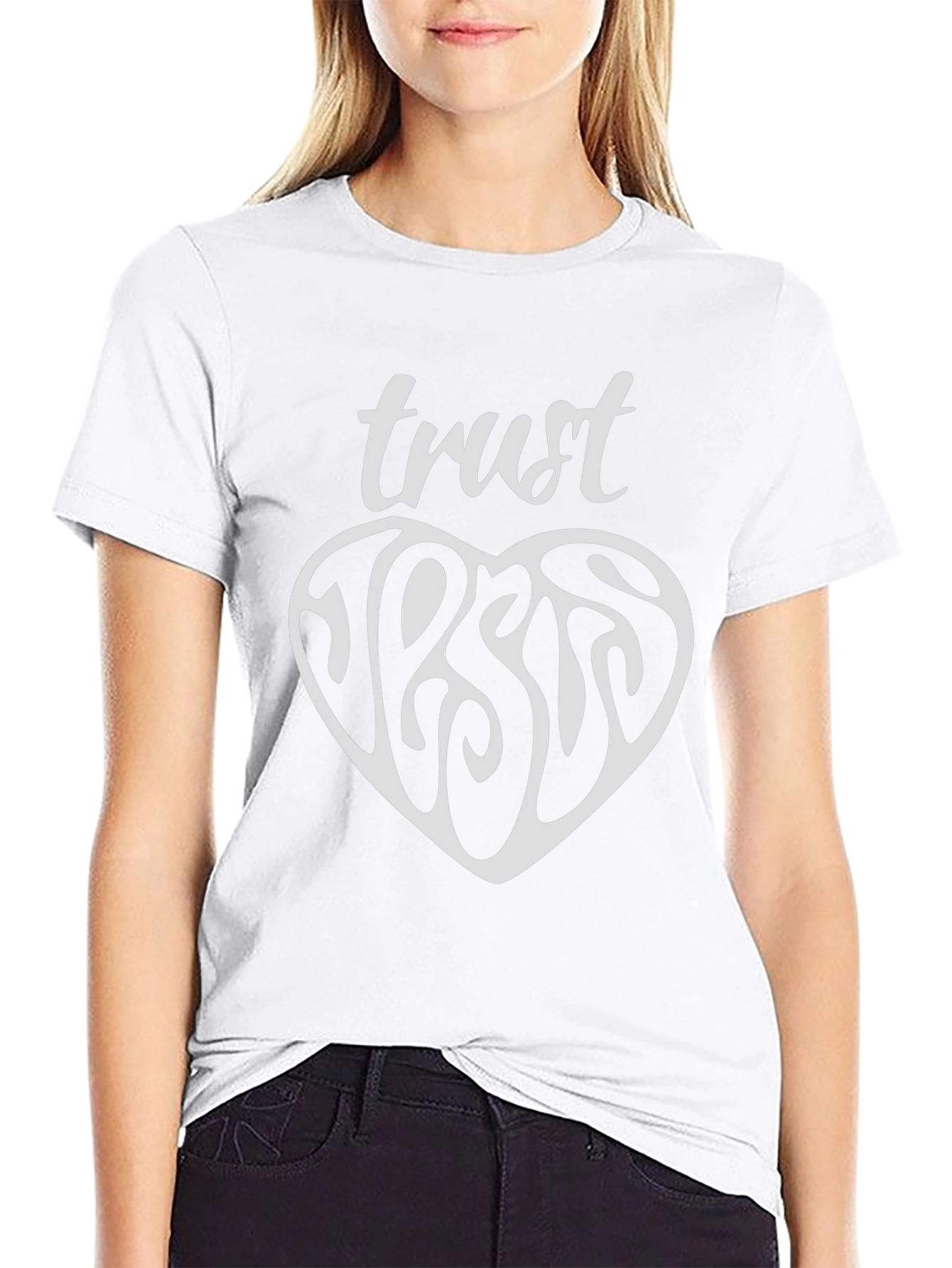 Trust Jesus Graphic Tee - Religious Christian T-Shirt