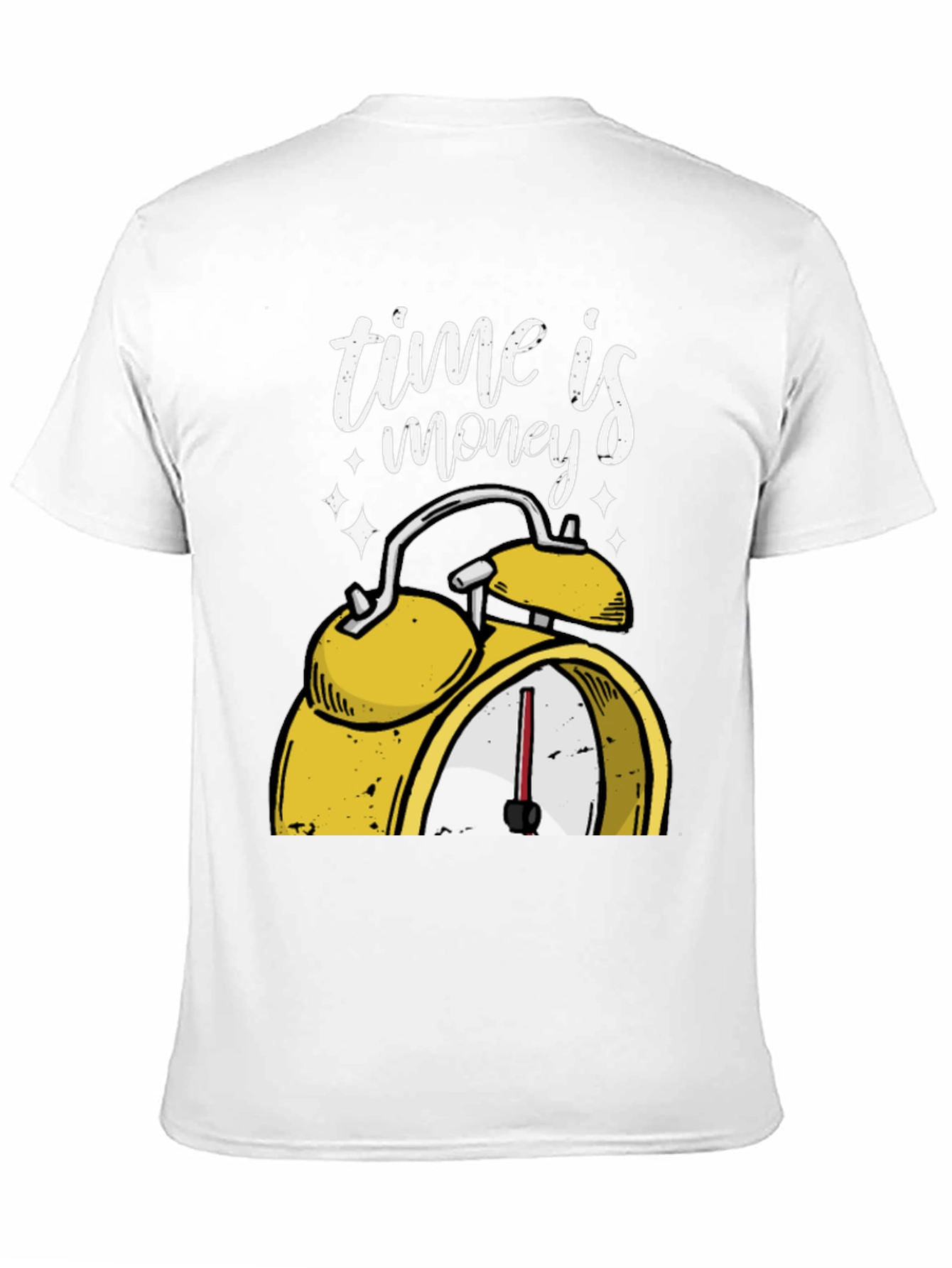 Time is Money Graphic T-Shirt - Black Cotton Tee