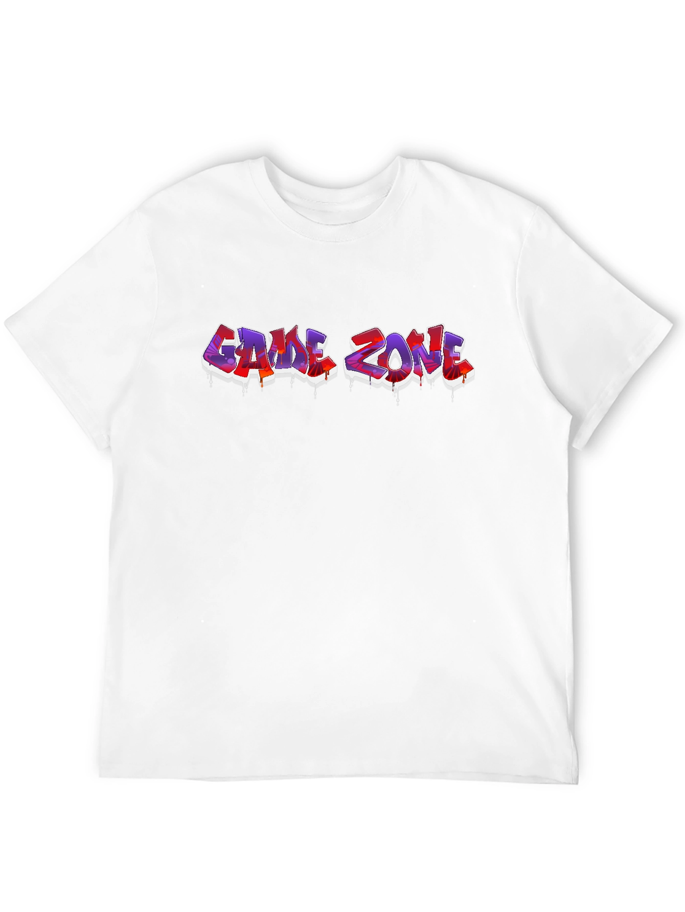Game Zone Graphic Tee - Black Cotton T-Shirt