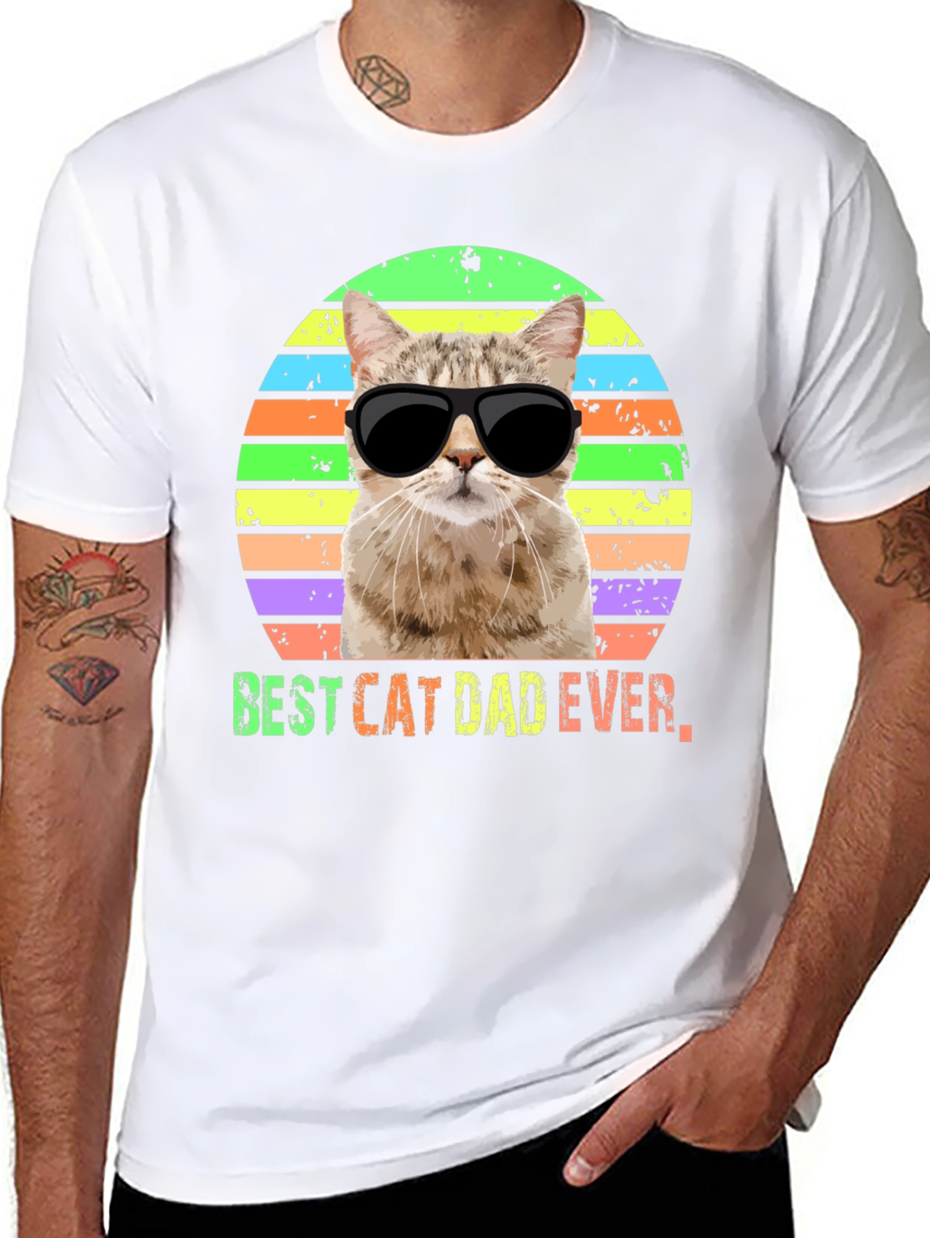 Best Cat Dad Ever T-Shirt