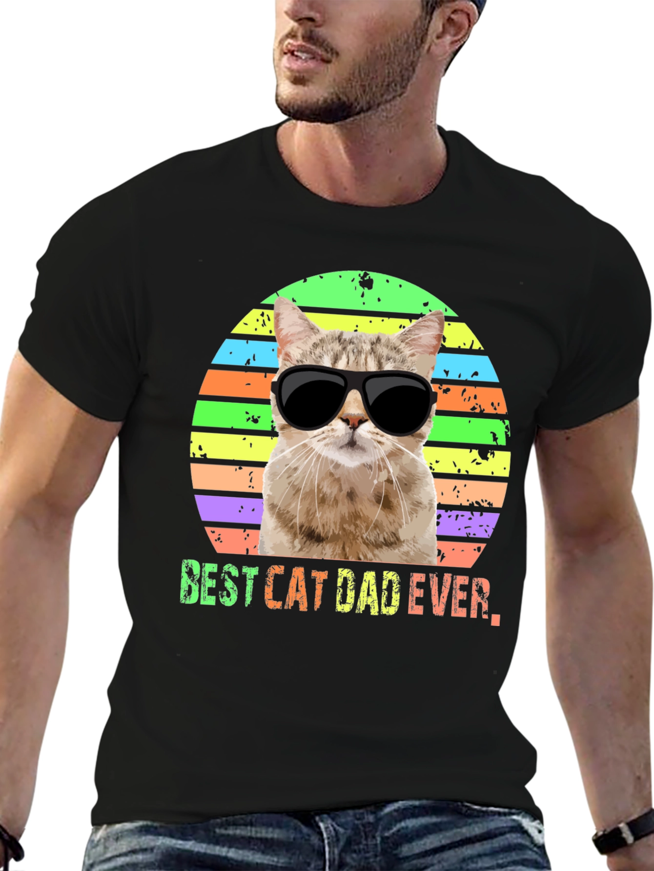 Best Cat Dad Ever T-Shirt