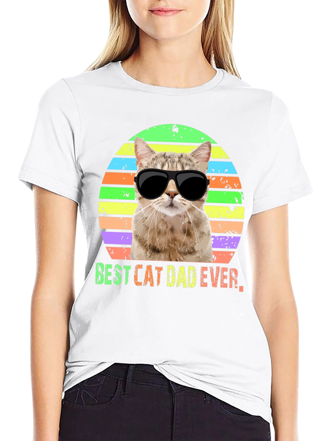 Best Cat Dad Ever T-Shirt