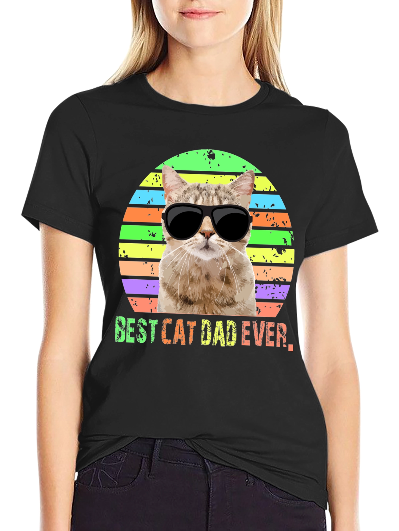Best Cat Dad Ever T-Shirt