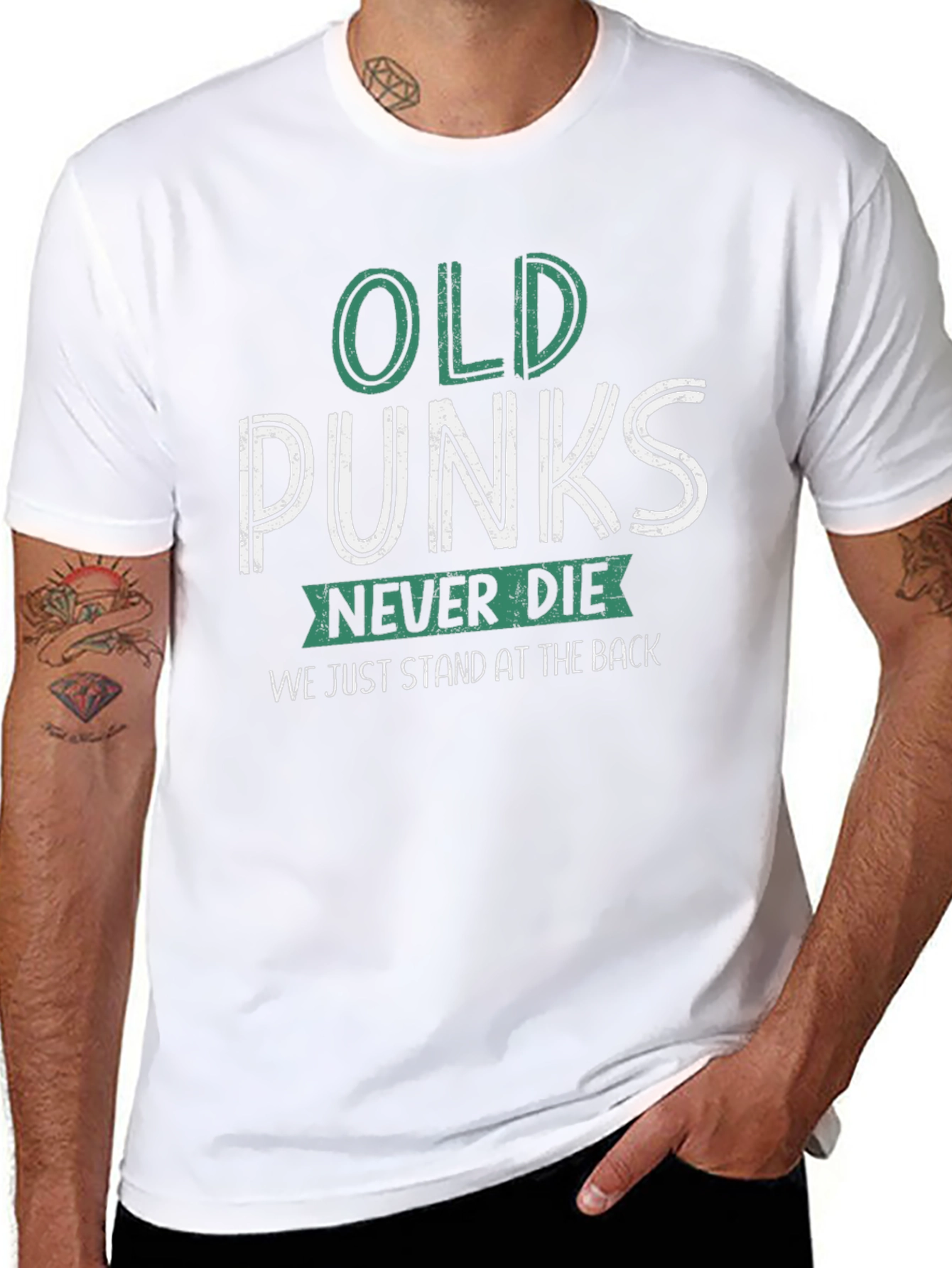 Old Punks Never Die Graphic Tee