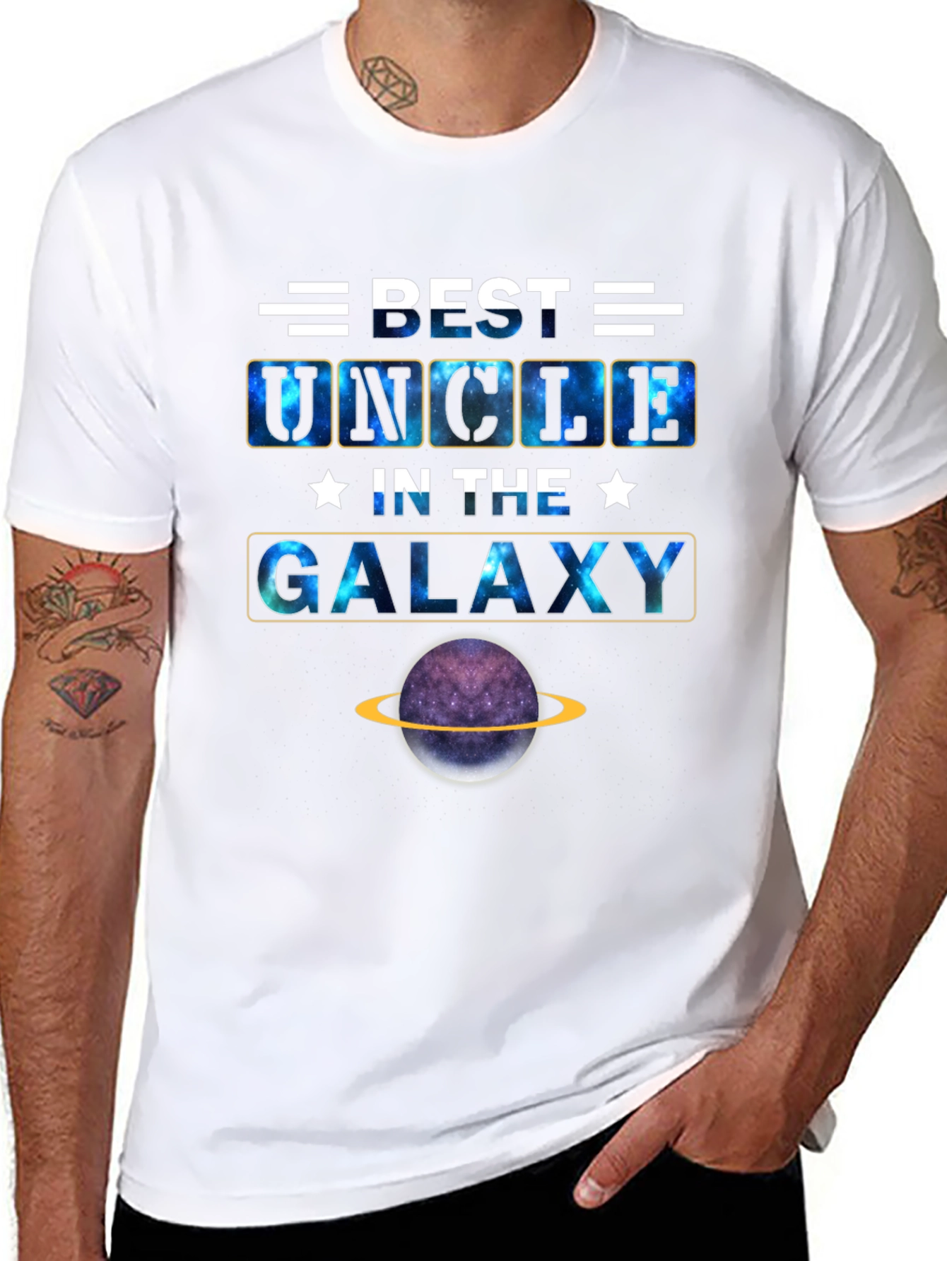Best Uncle in the Galaxy T-Shirt